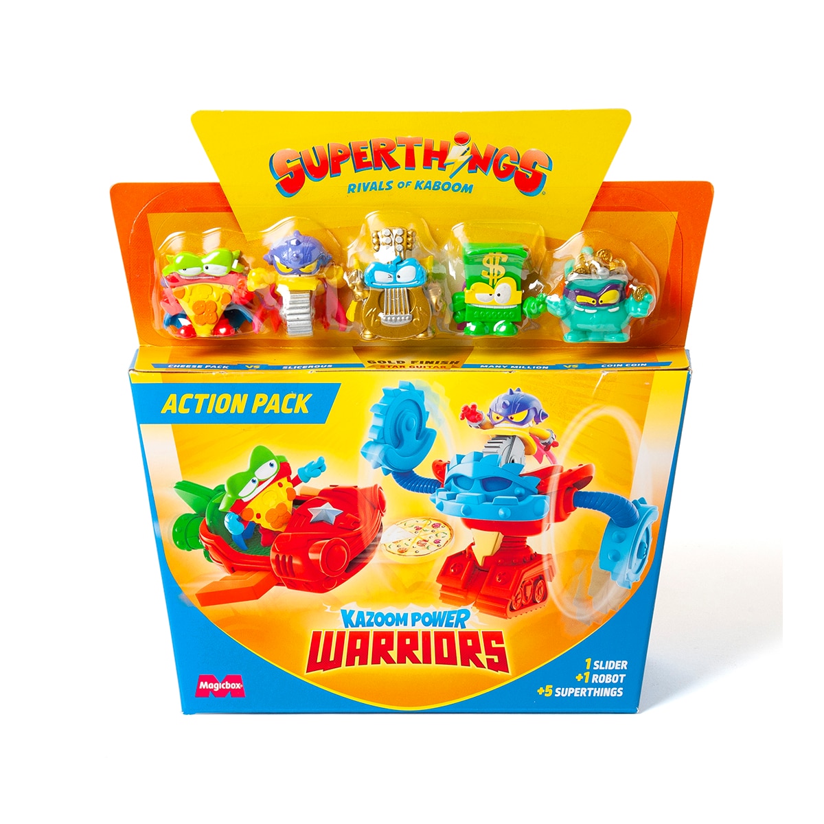 Imagen 0 de Figuras Power Warriors Action Pack Superthings
