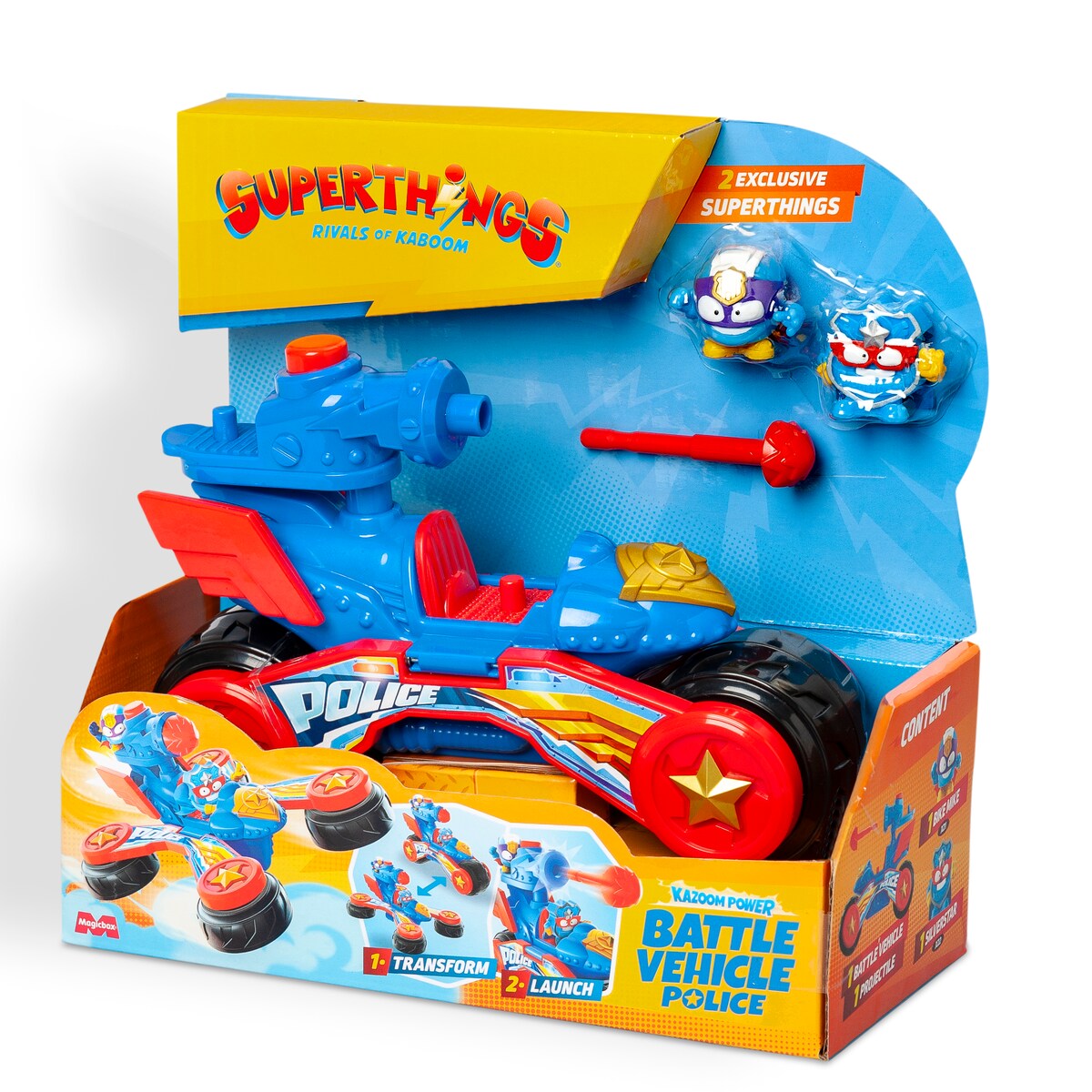 Vehículo Battle police Superthings 3