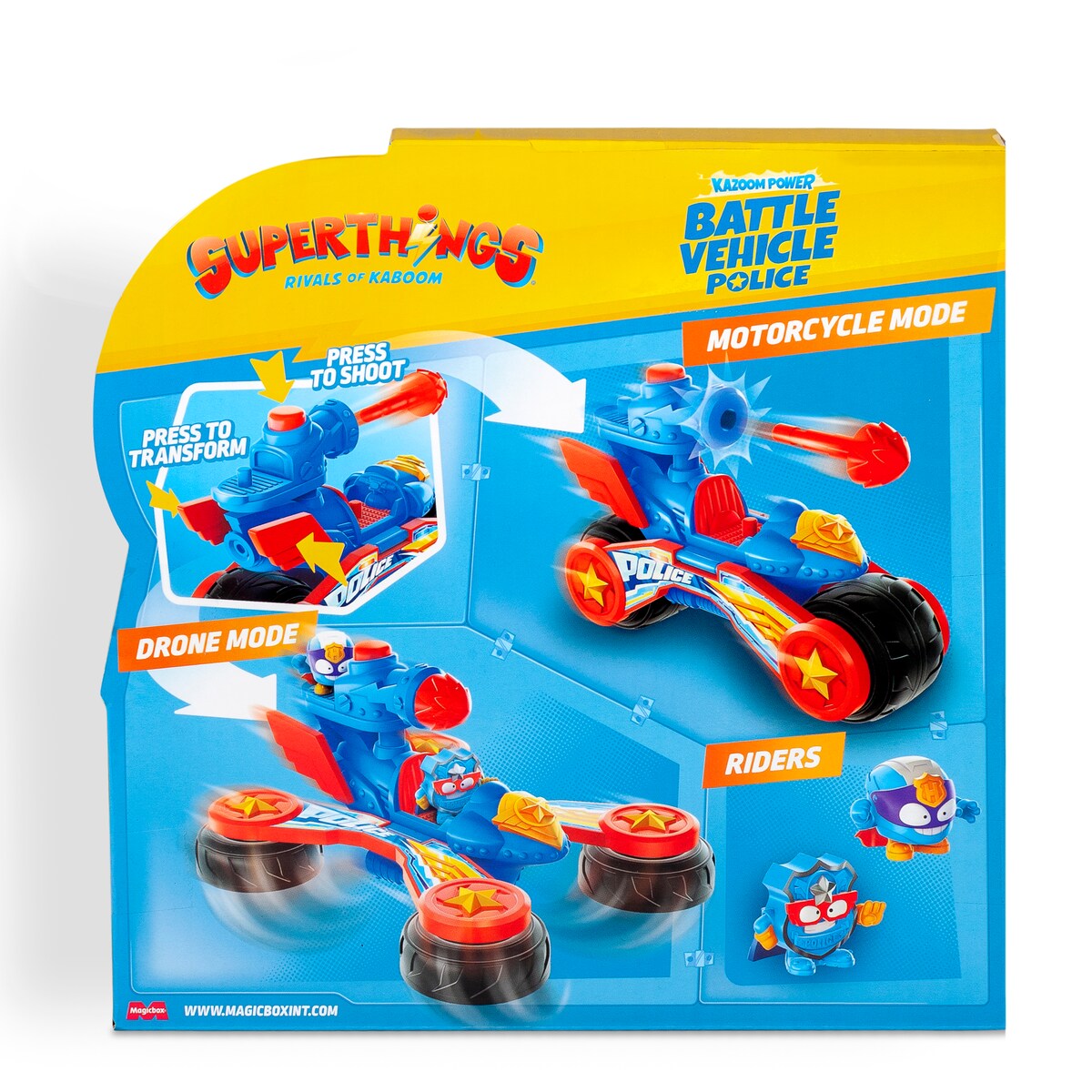 Vehículo Battle police Superthings 4