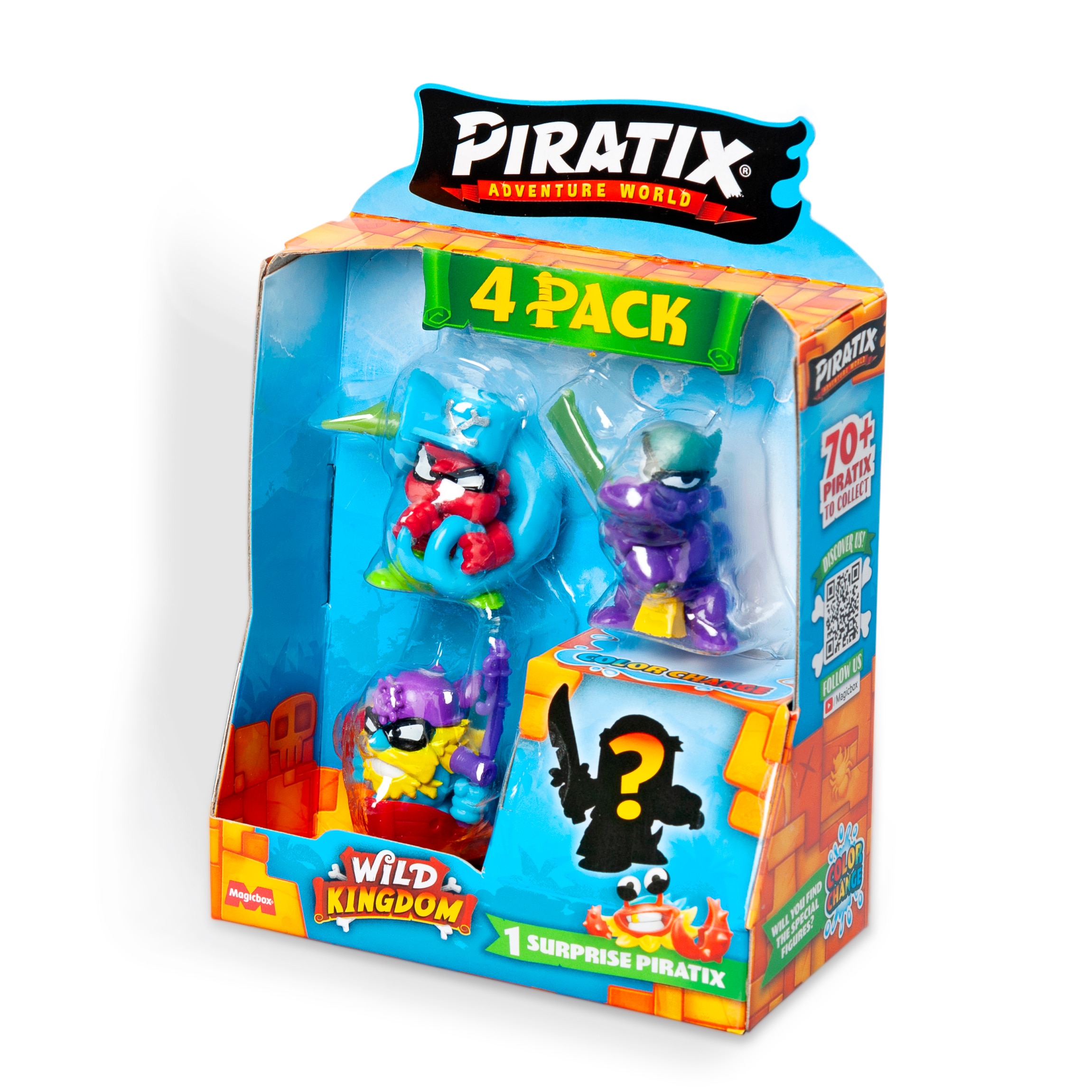 Figuras Wild Kingdom Four Pack Piratix 4