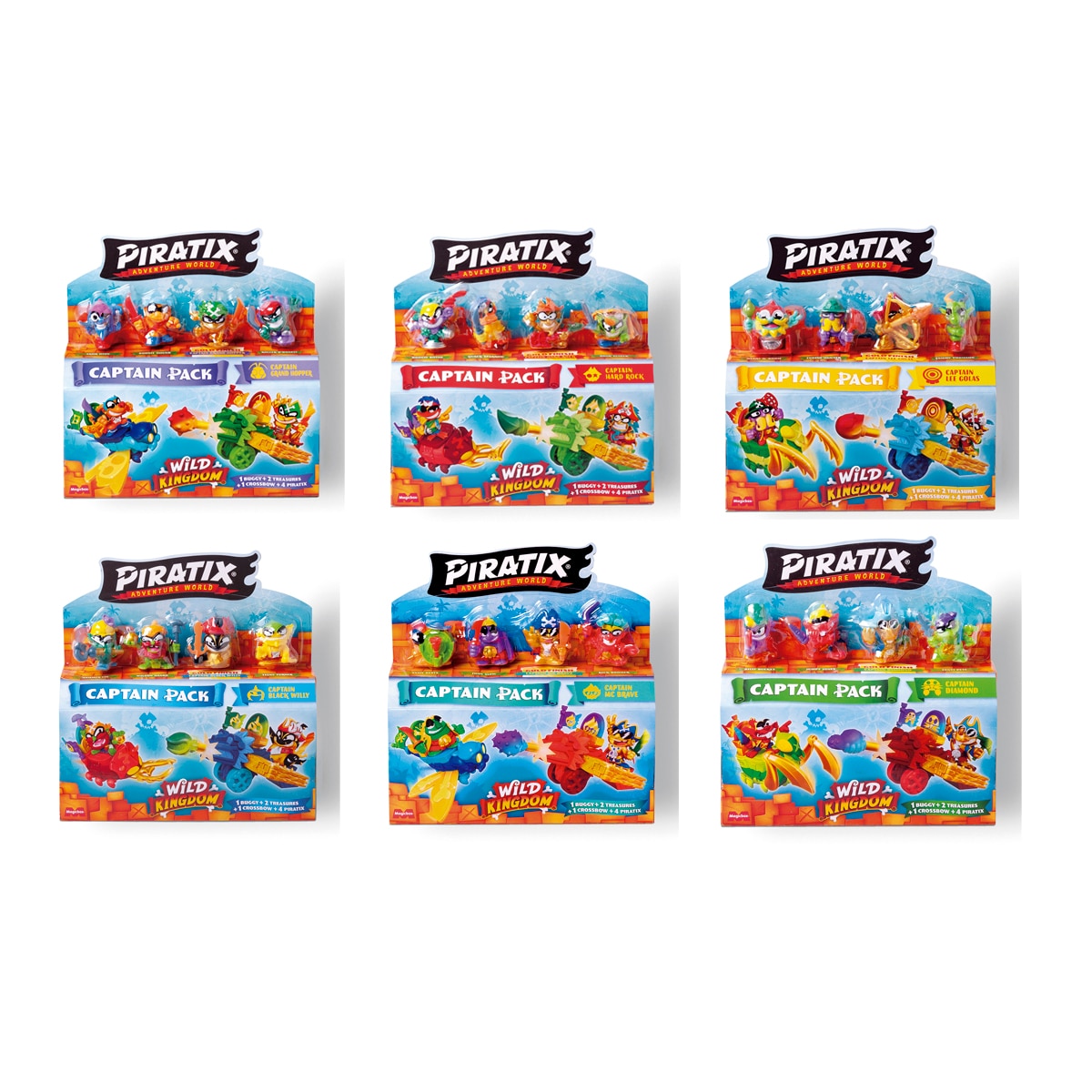 Imagem 0 de Piratix Wild Kingdom Captain Pack ,Artigo Sortido, Envio Aleatório.