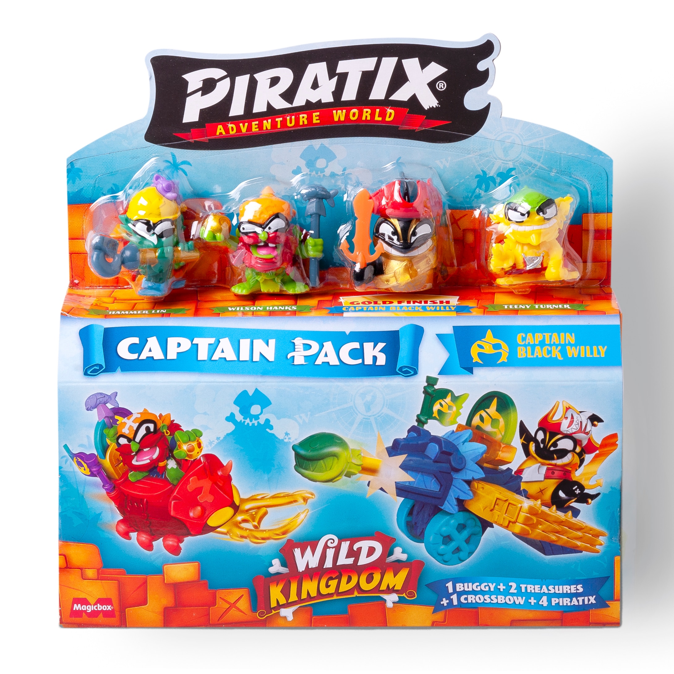 Figuras Wild Kingdom Captain Pack  Piratix 2