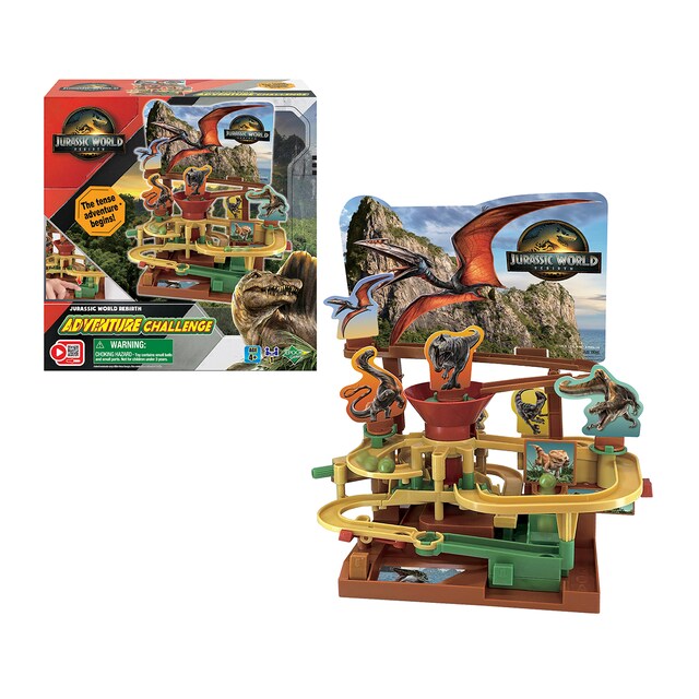 Imagen 0 de Juego de mesa y habilidad Jurassic World Rebirth Adventure Challenge  Games