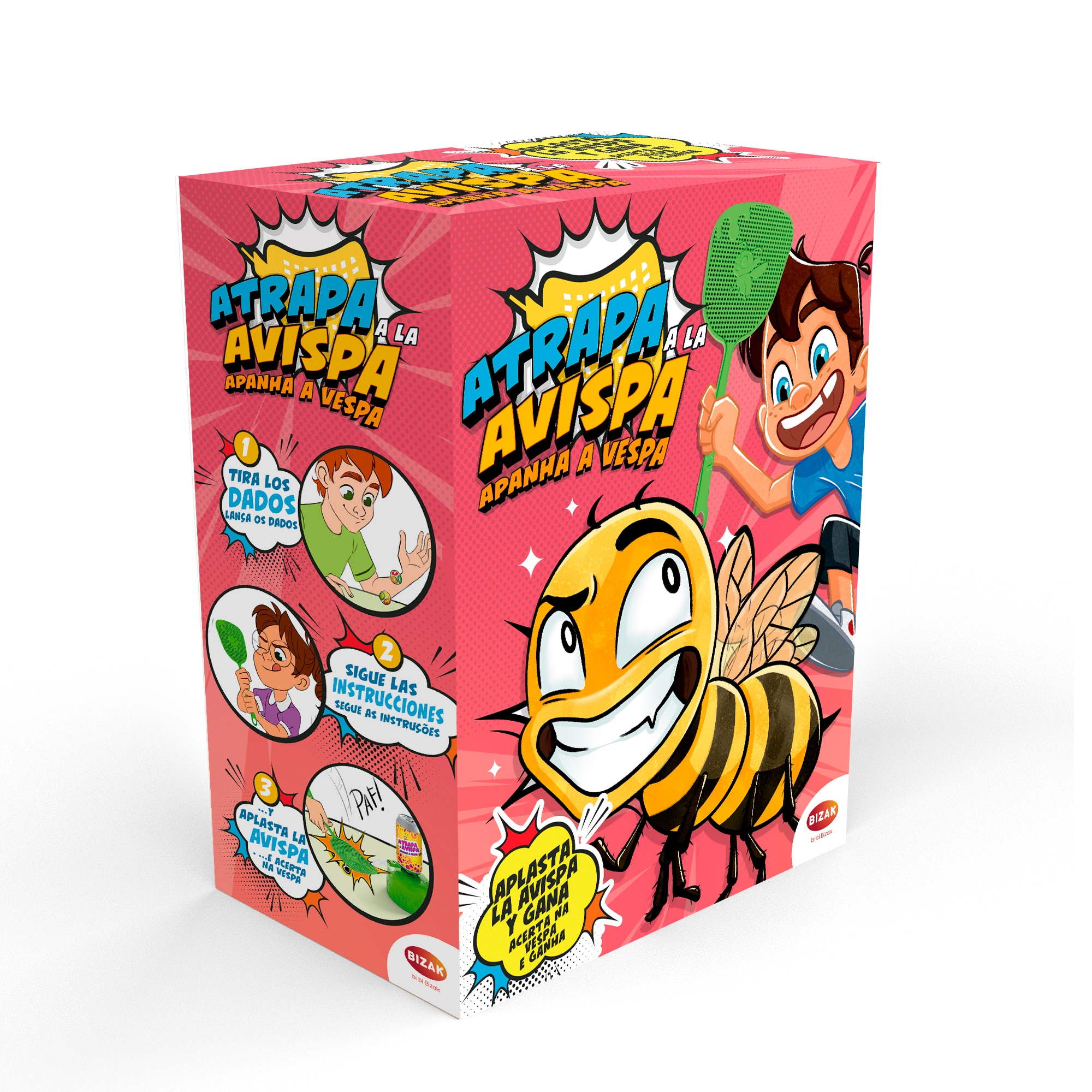 Juego de mesa Atrapa a la Avispa Bizak 3