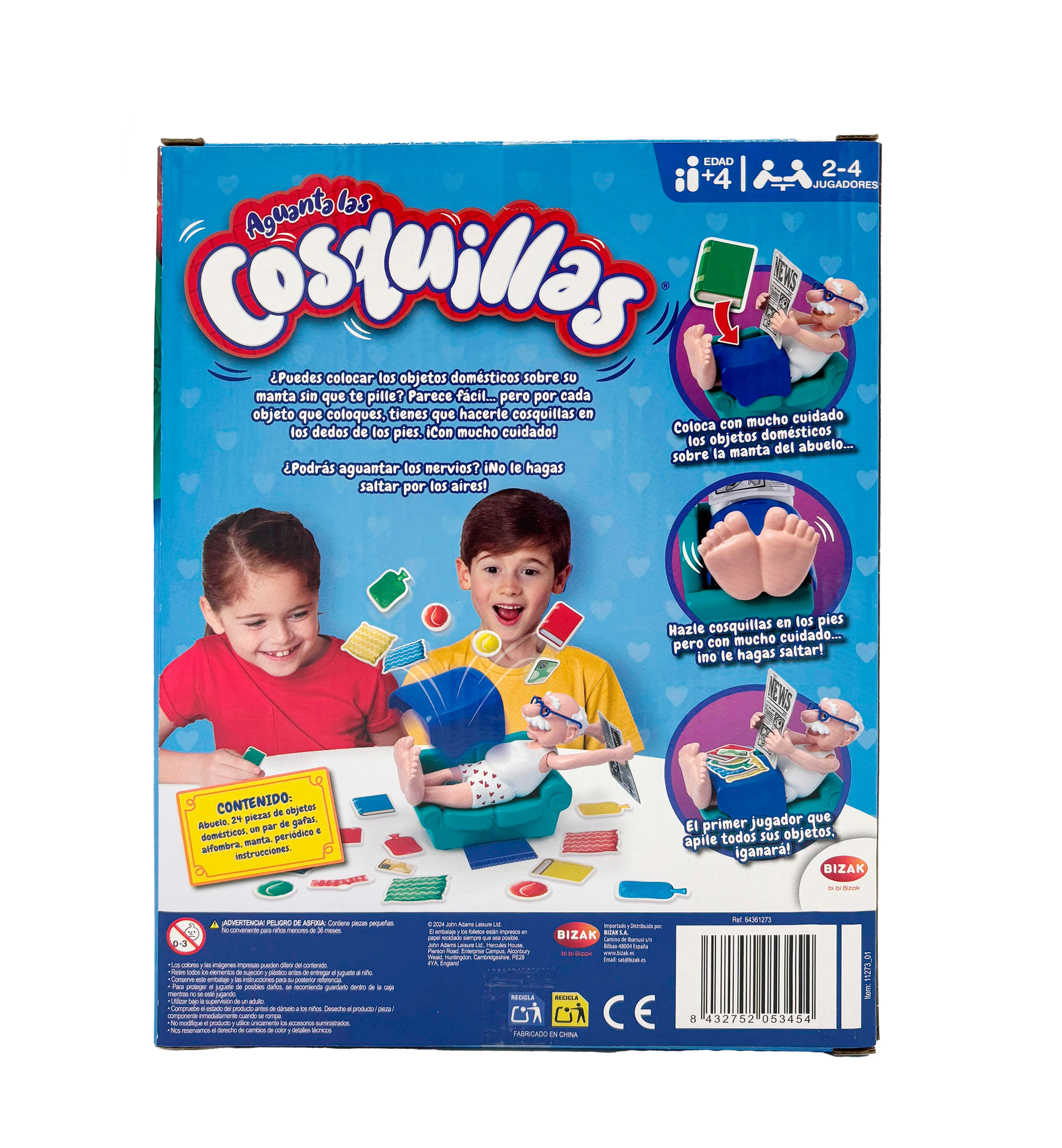 Juego de mesa Aguanta las Cosquillas Bizak 6