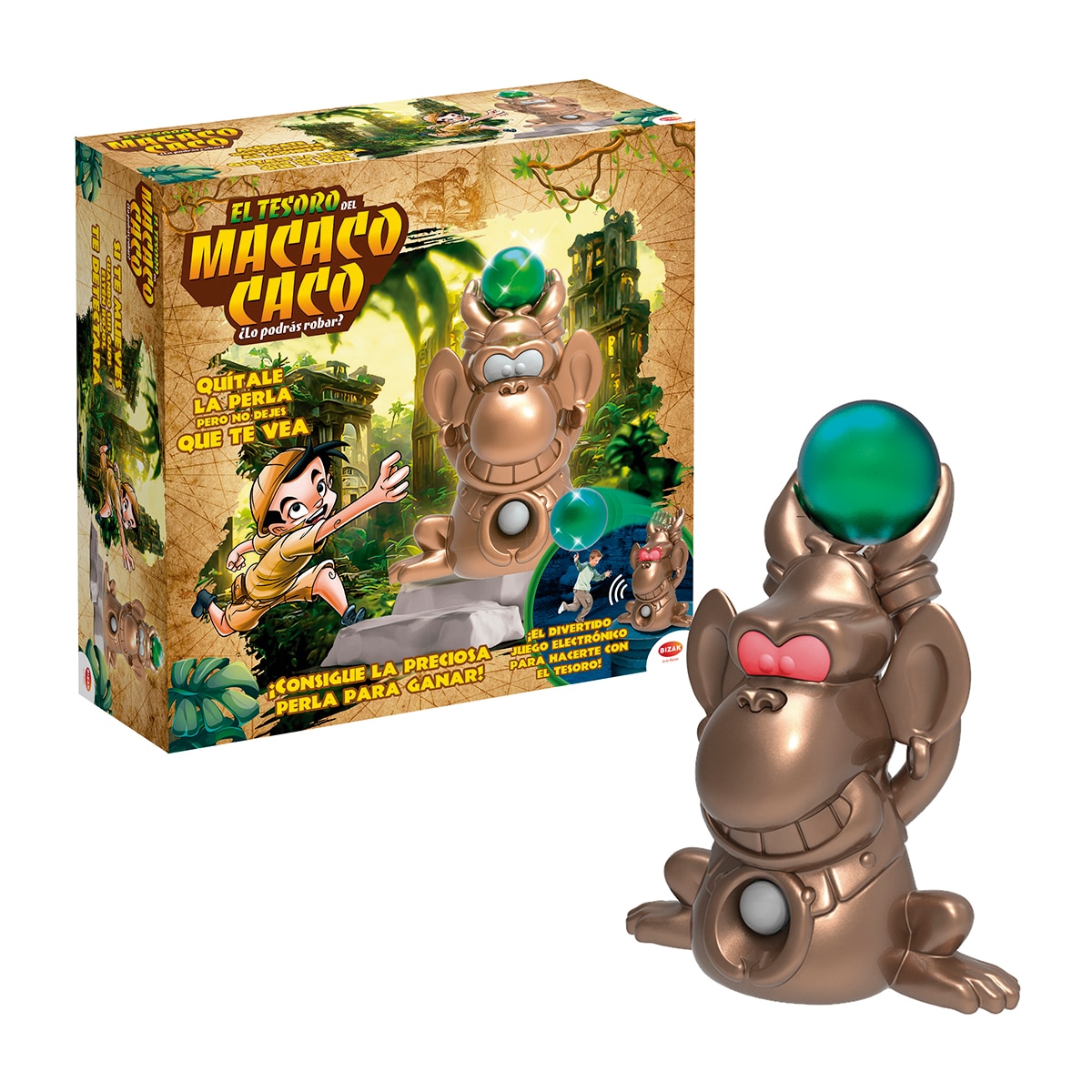 Imagen 0 de Juego de mesa El Tesoro del Macaco Caco Bizak