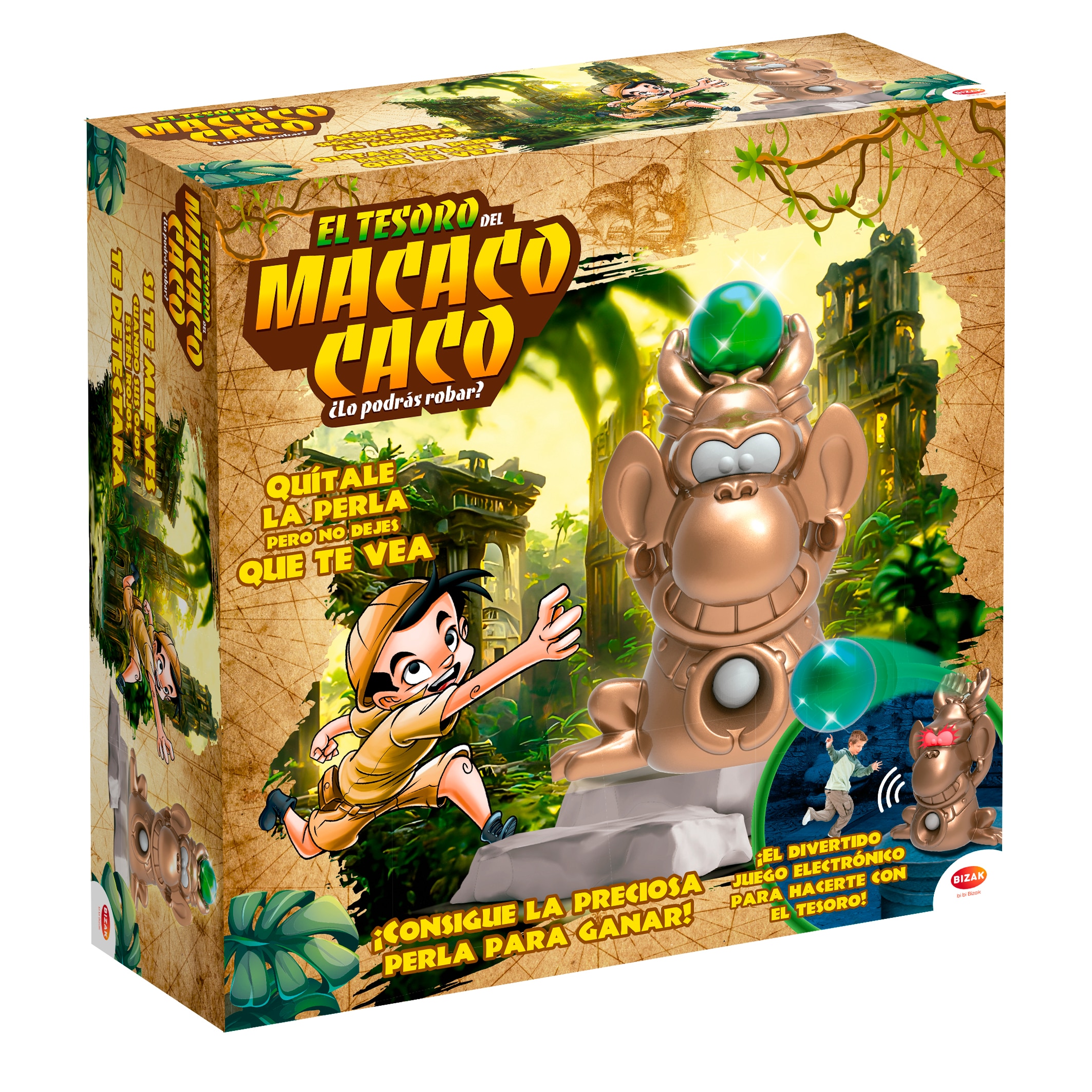 Juego de mesa El Tesoro del Macaco Caco Bizak 4