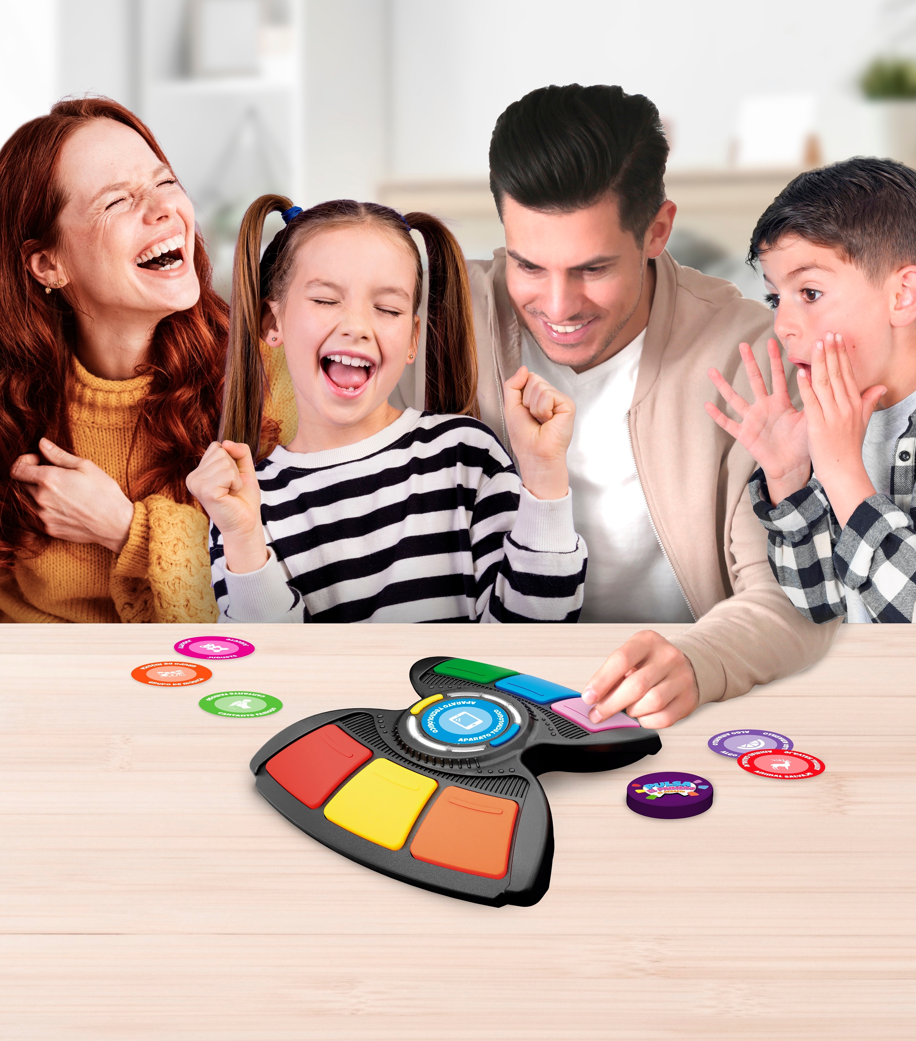Juego de mesa Pulsa el Primero el Desafío Bizak 2