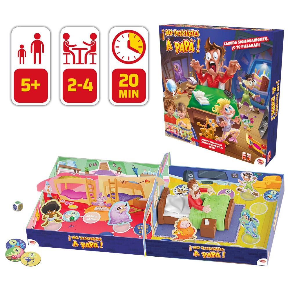 Juego de mesa No Despiertes a Papa Bizak 2