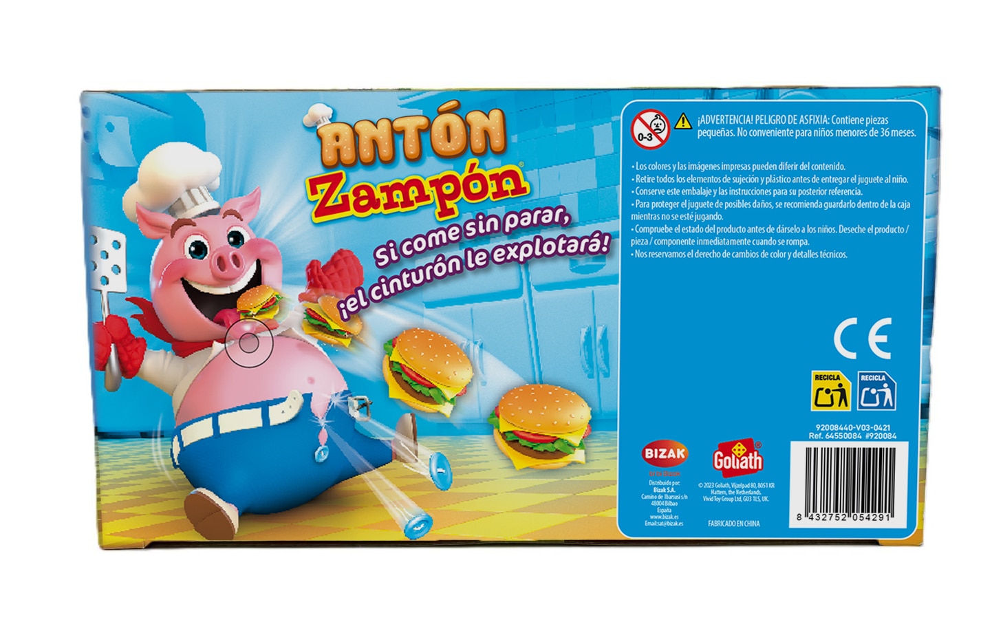 Juego de mesa Antón Zampón Bizak 9