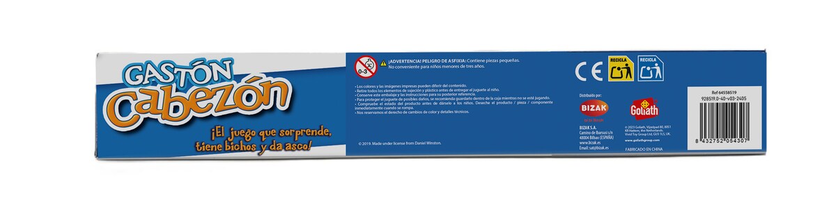 Juego de mesa Gastón Cabezón Bizak · Bizak · El Corte Inglés