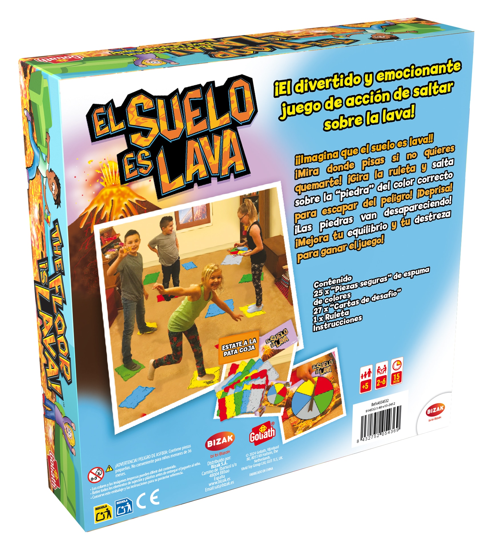 Juguete Científico El Suelo es Lava Bizak 18