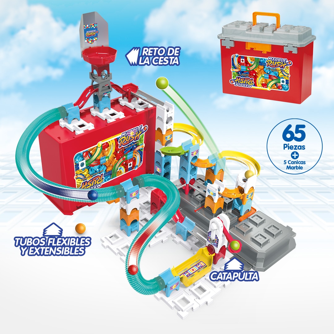 Caja roja de almacenamiento Marble Rush Vtech 7