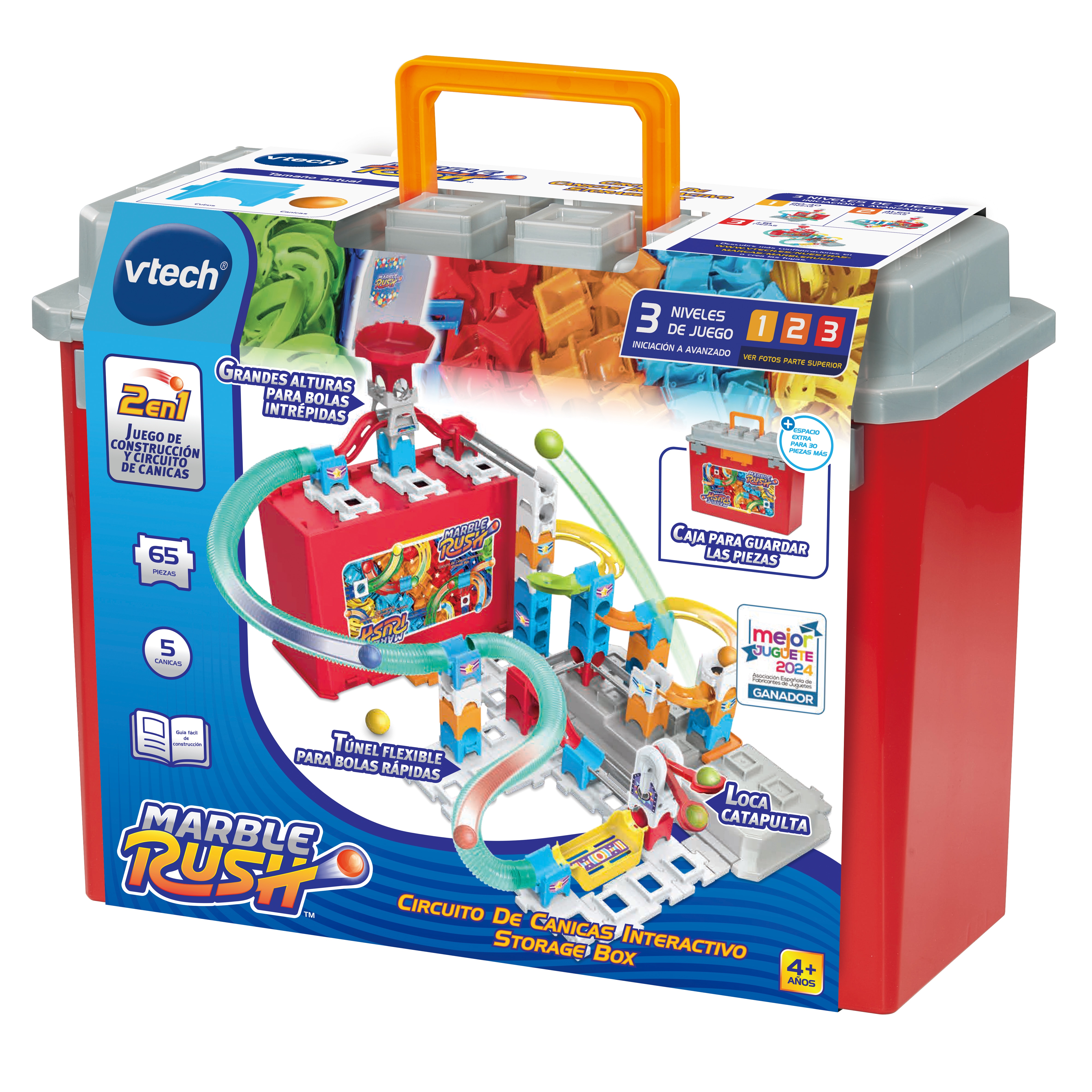 Caja roja de almacenamiento Marble Rush Vtech 8