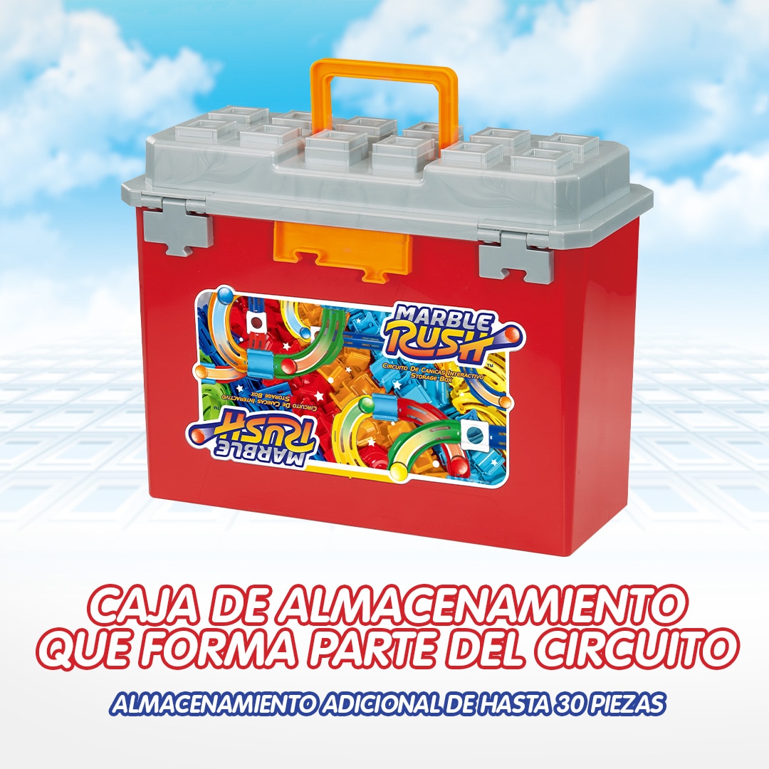 Caja roja de almacenamiento Marble Rush Vtech 9