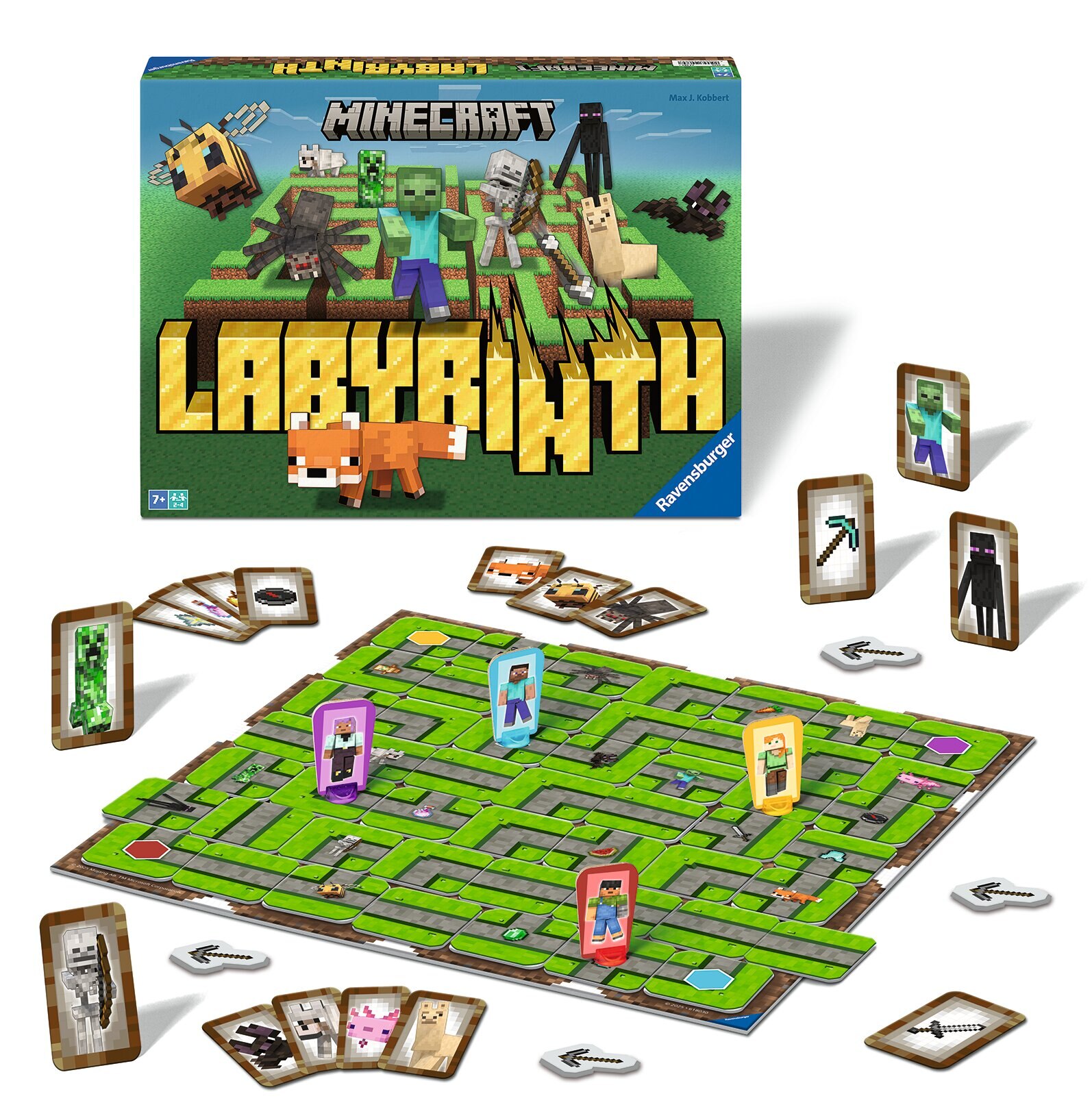 Juego de mesa Laberinto Minecraft Ravensburger 4