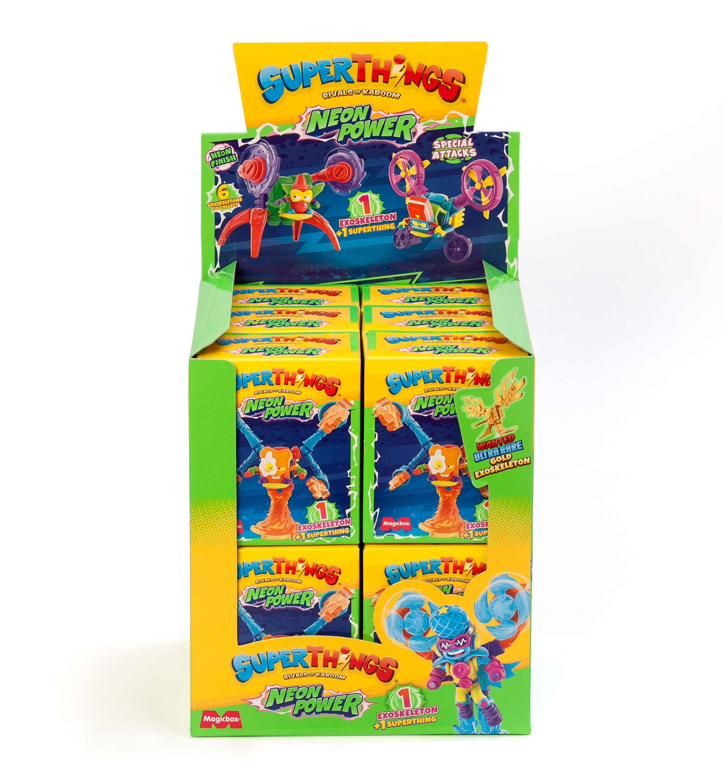 Muñeco Exosesqueleto Neon Power SuperThings modelos surtidos 5