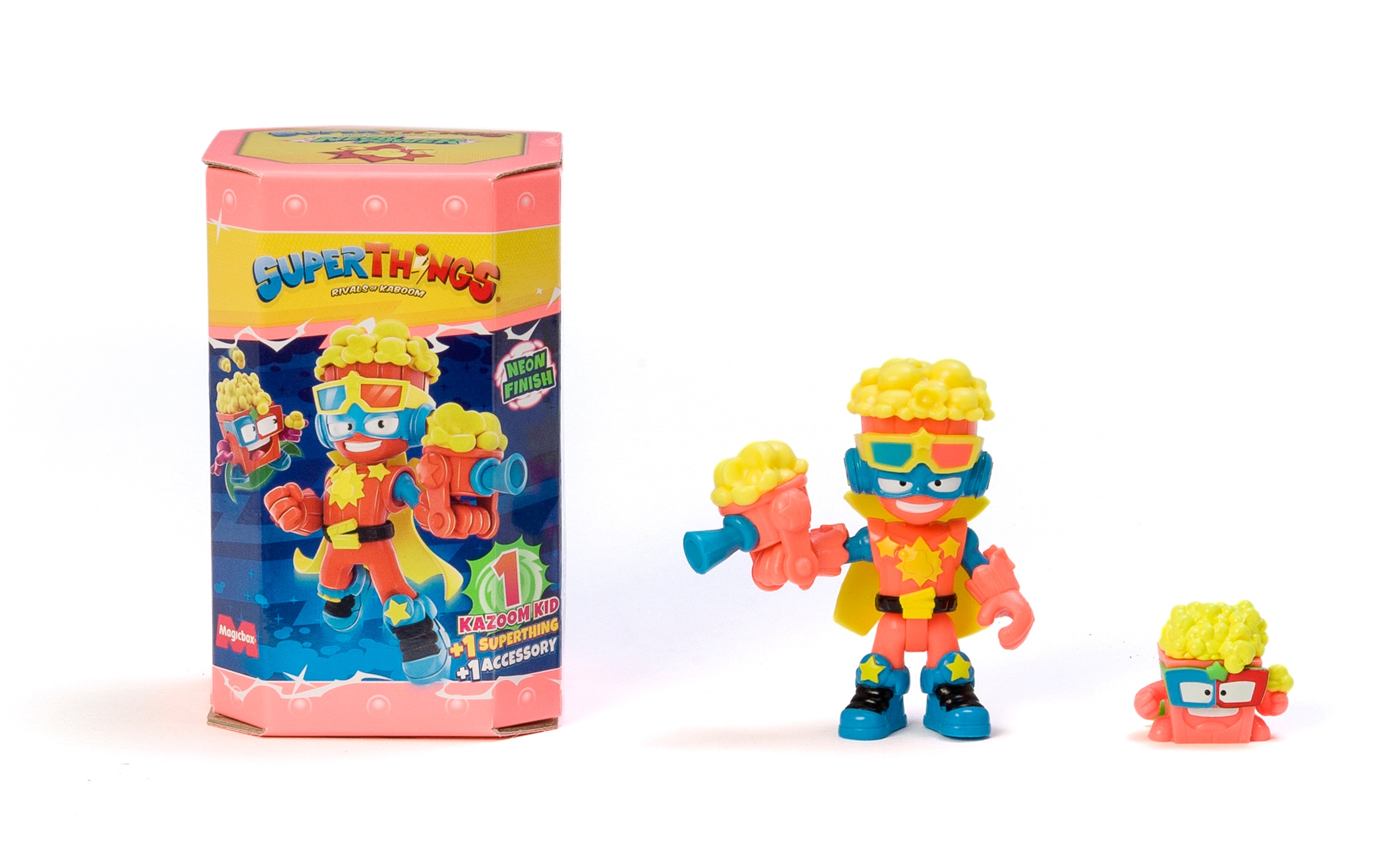 Muñeco Kazoom Kids Neon Power SuperThings modelos surtidos 2