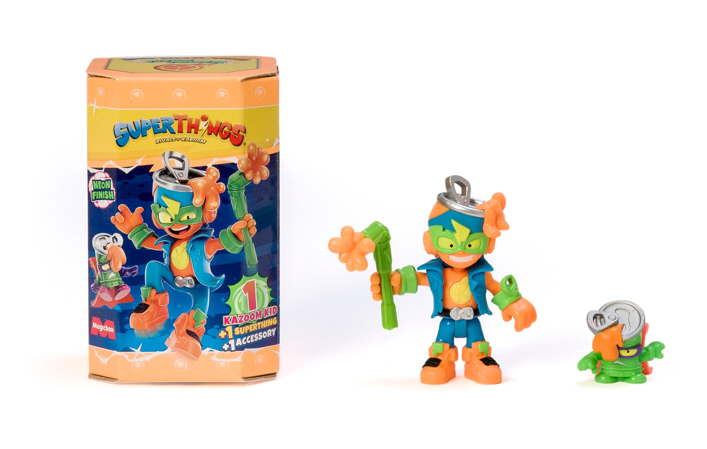 Muñeco Kazoom Kids Neon Power SuperThings modelos surtidos 3