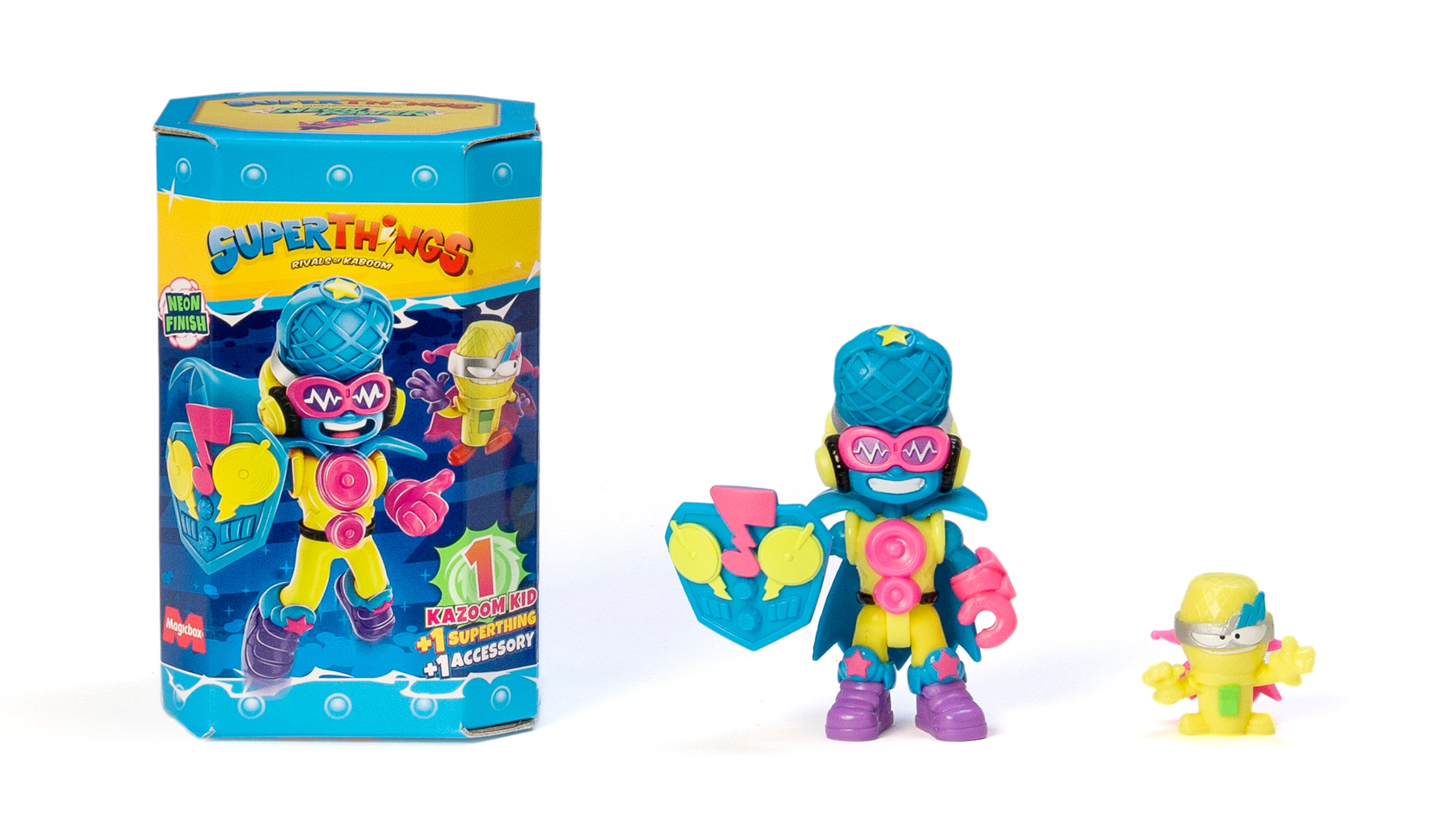 Muñeco Kazoom Kids Neon Power SuperThings modelos surtidos 5