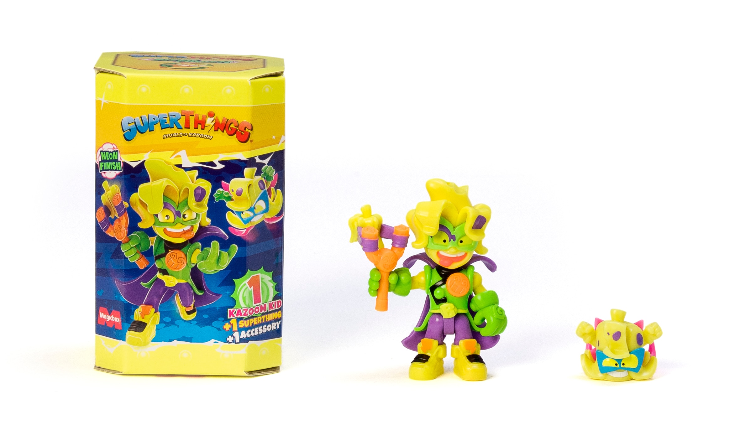 Muñeco Kazoom Kids Neon Power SuperThings modelos surtidos 6