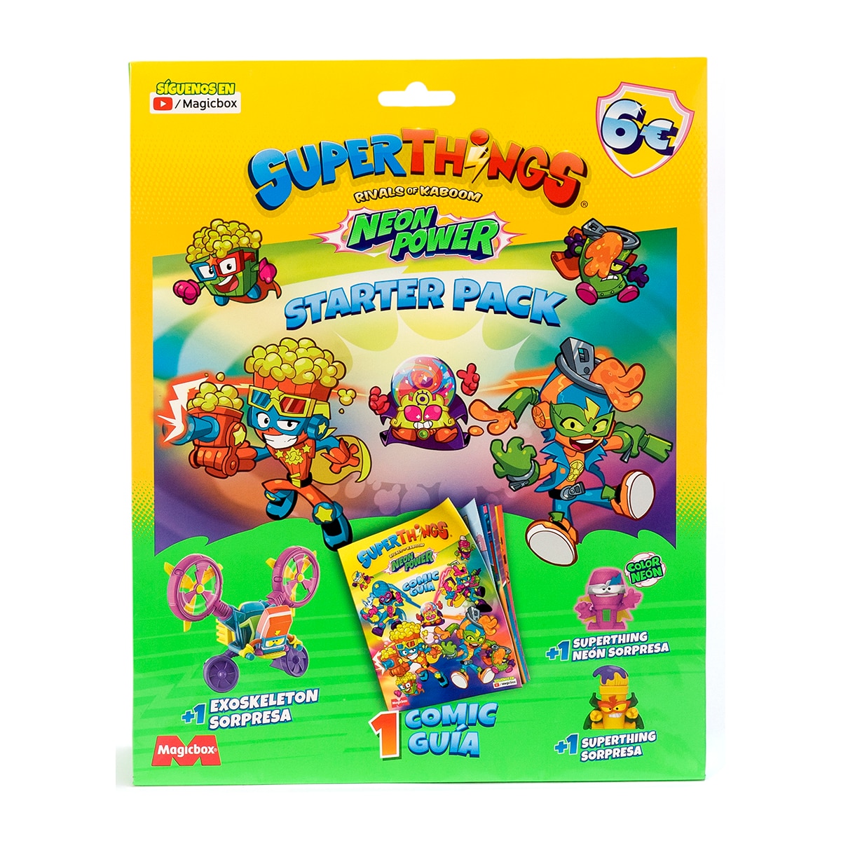 Imagen 0 de Starter Pack Neon Power SuperThings modelos surtidos