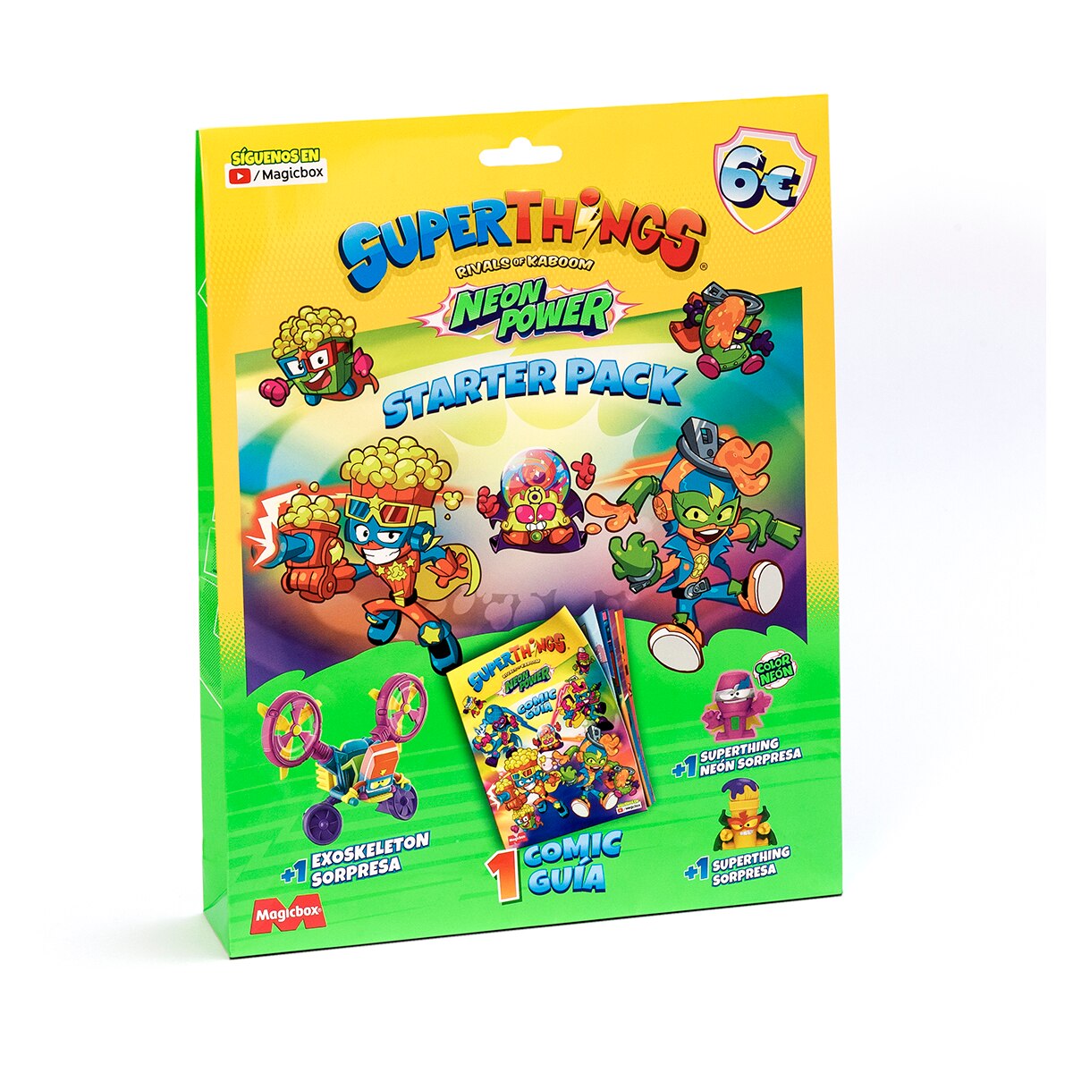 Starter Pack Neon Power SuperThings modelos surtidos 2