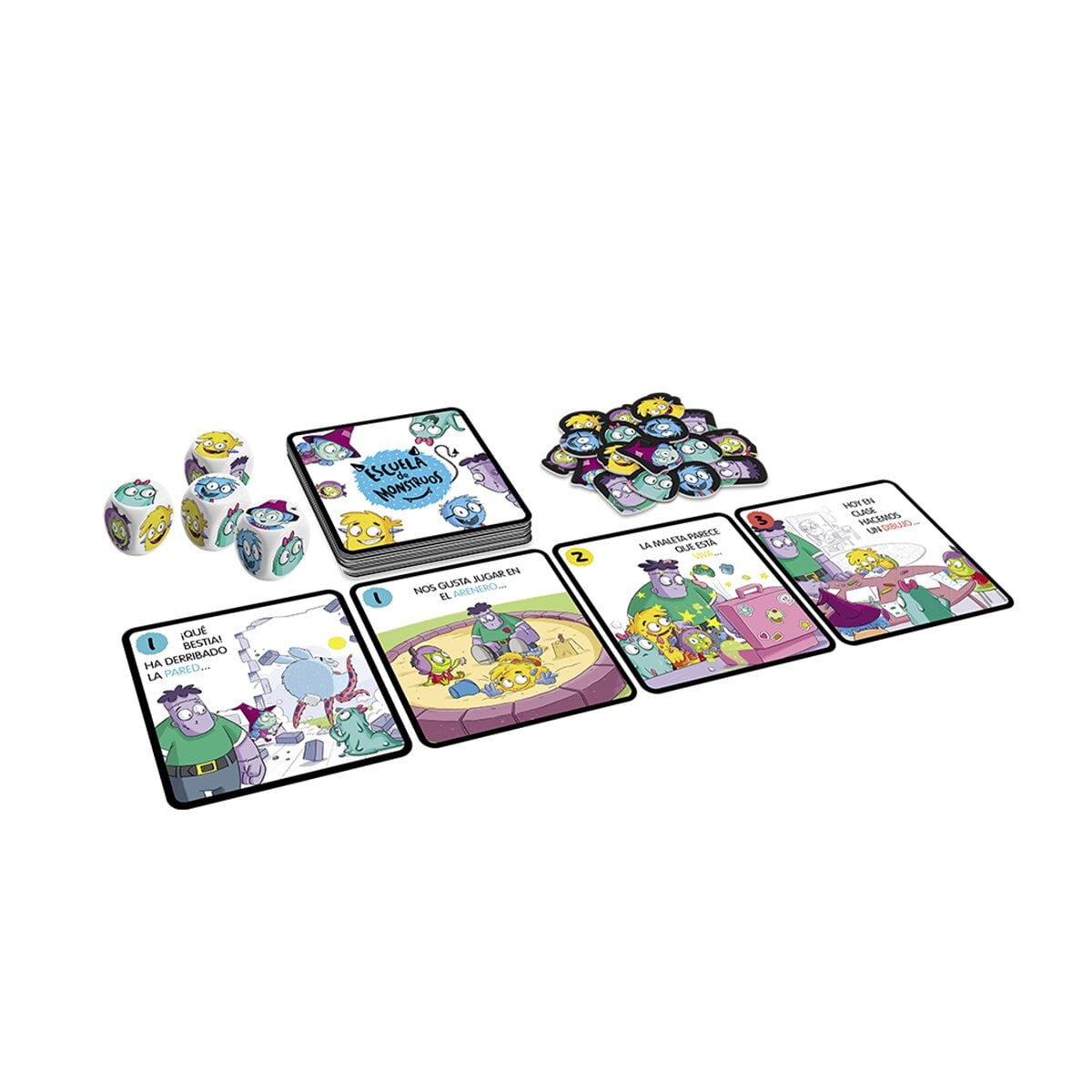 Juego de mesa Escuela de Monstruos de 2 a 4 jugadores Atomo Games 2