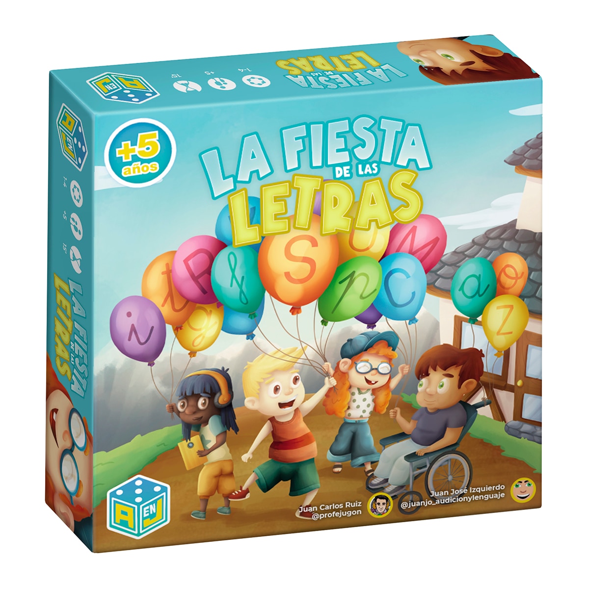 Imagen 0 de Juego de mesa educativo La Fiesta de las letras de 1 a 4 jugadores Atomo Games