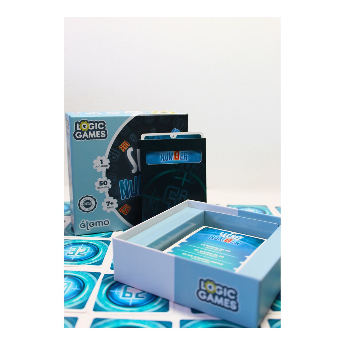 Juego educativo de Lógica Secret Number Atomo Games 7