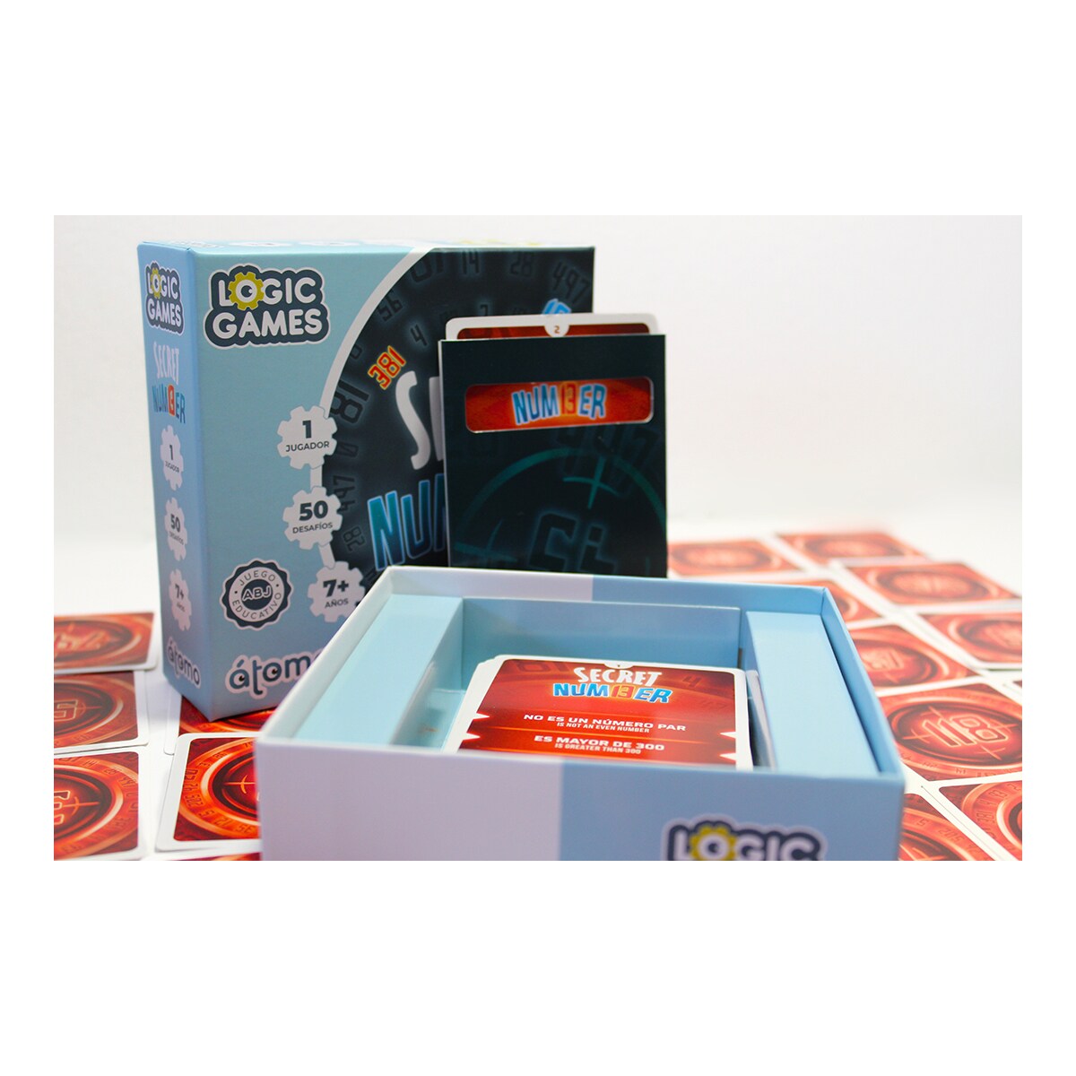 Juego educativo de Lógica Secret Number Atomo Games 11