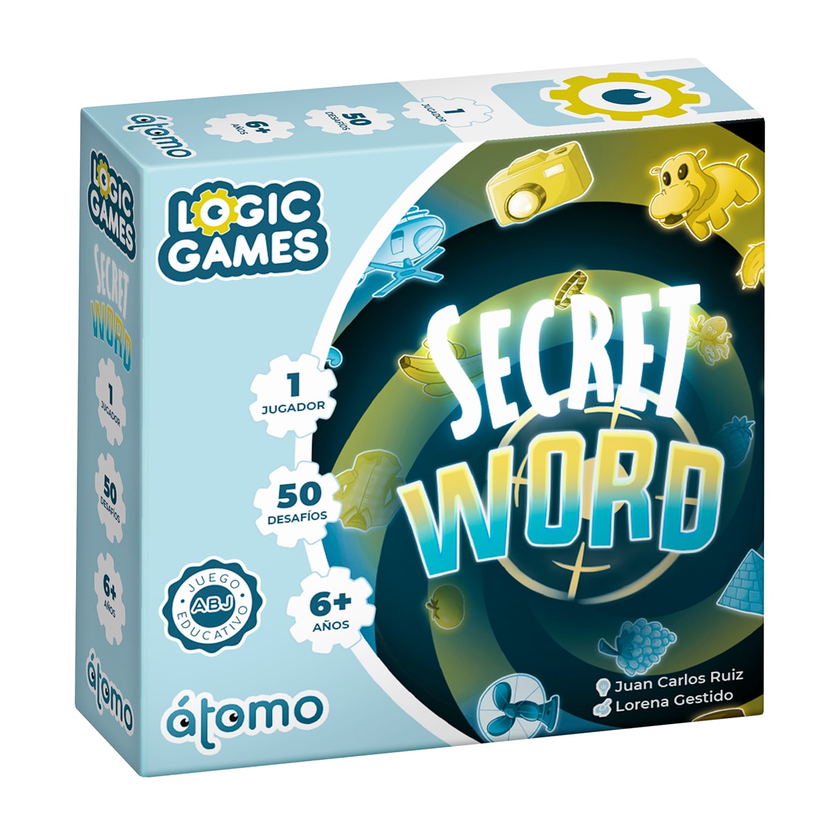 Juego educativo de Lógica Secret Word Atomo Games 1