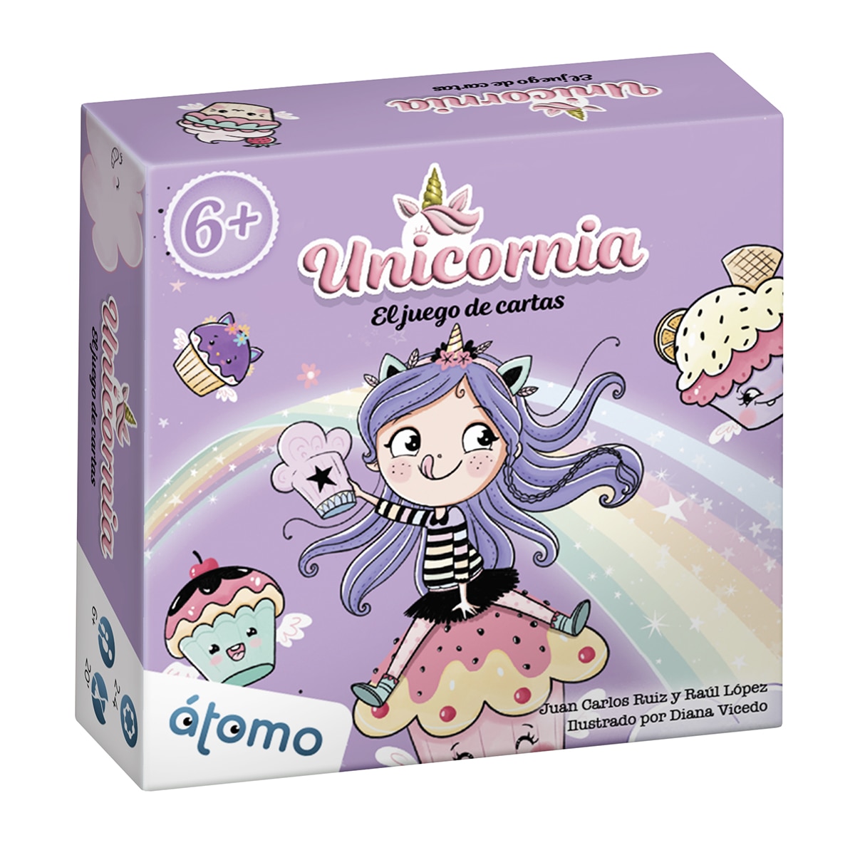 Imagen 0 de Juego de cartas Unicornia de 2 a 4 jugadores Atomo Games