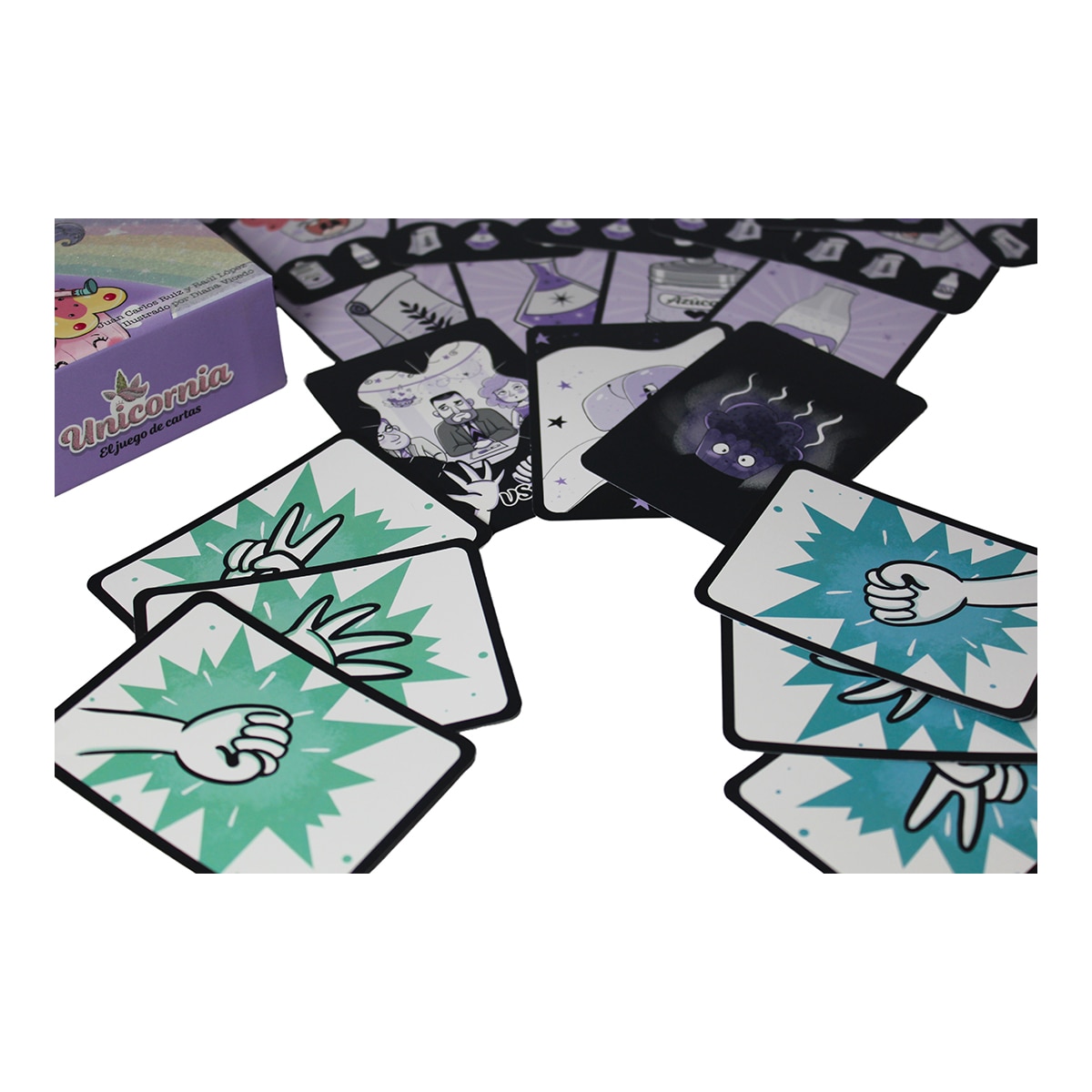Juego de cartas Unicornia de 2 a 4 jugadores Atomo Games 9