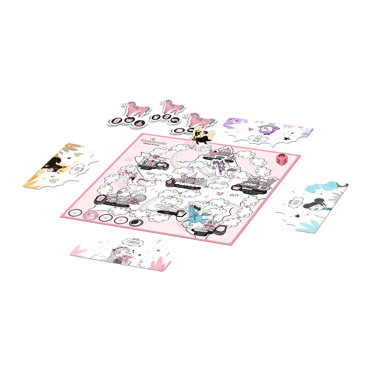 Juego de tablero Unicornia de 2 a 4 jugadores Atomo Games 2