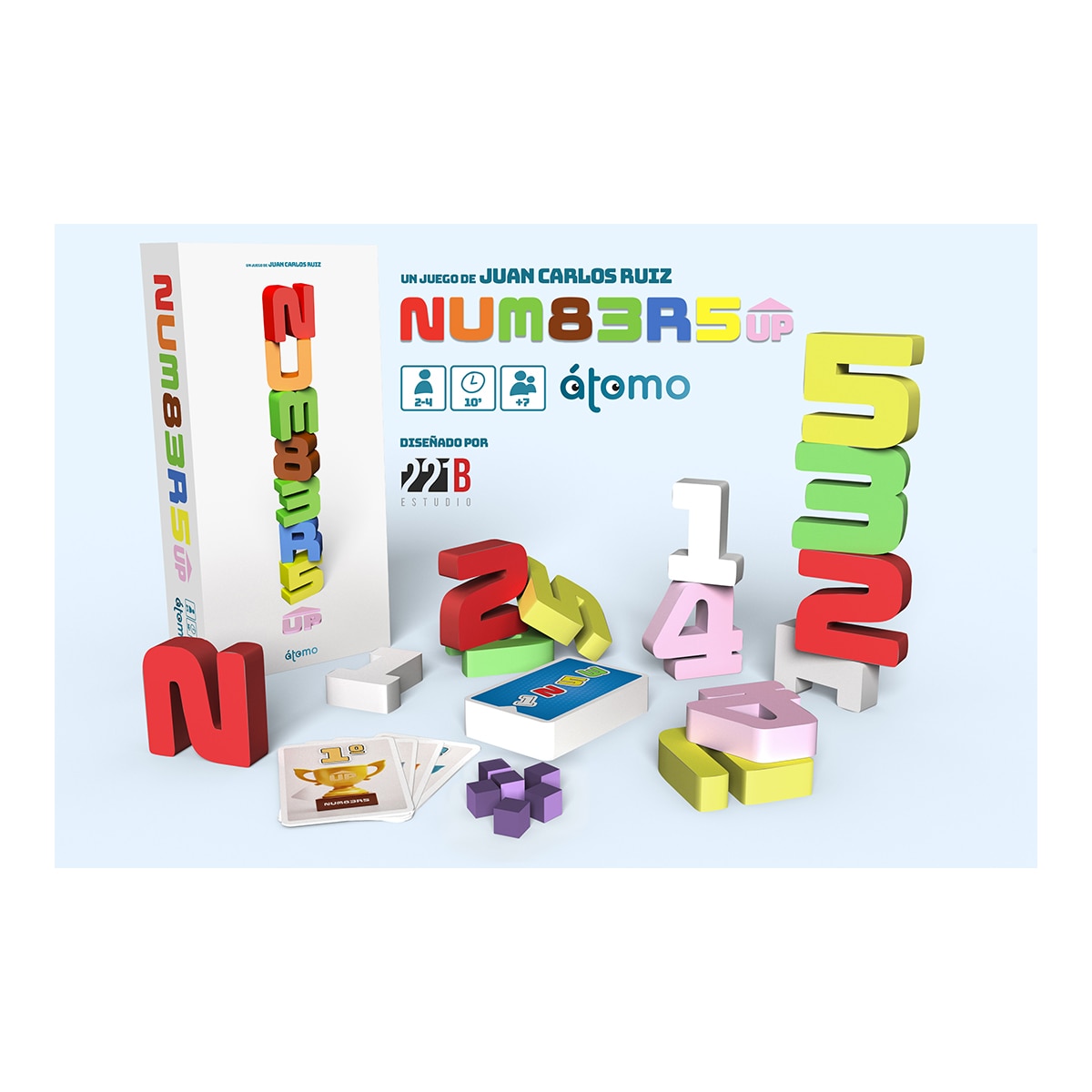 Juego Party Numbers Up de 2 a 4 jugadores Atomo Games 2