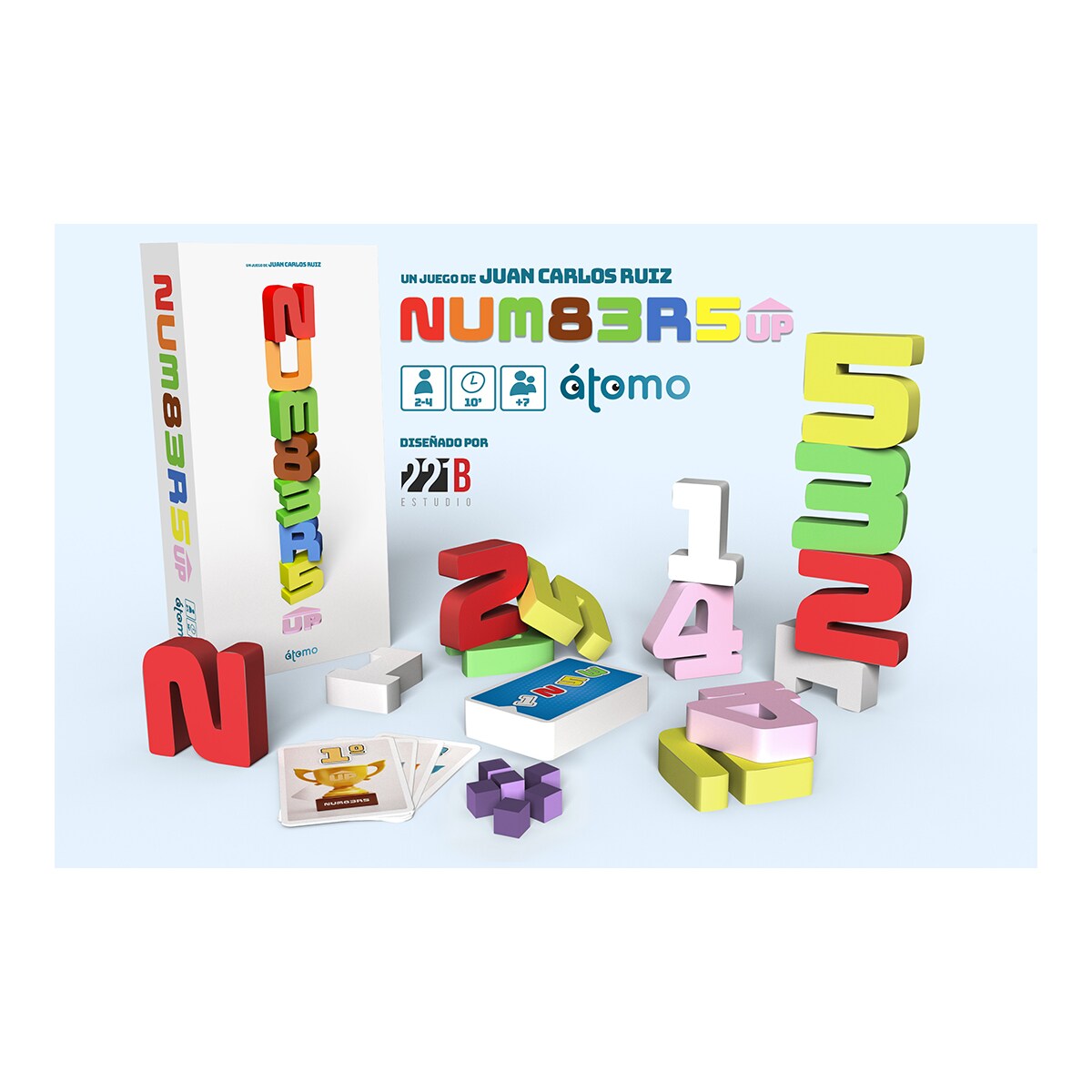 Juego Party Numbers Up de 2 a 4 jugadores Atomo Games 2