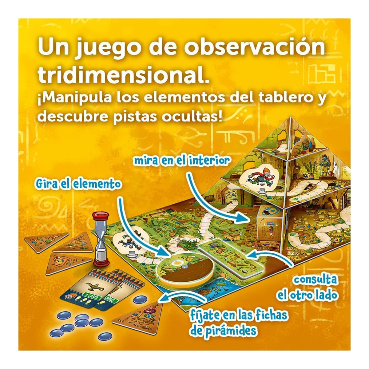 Juego colaborativo Spy Guy Piramide Atomo Games 8