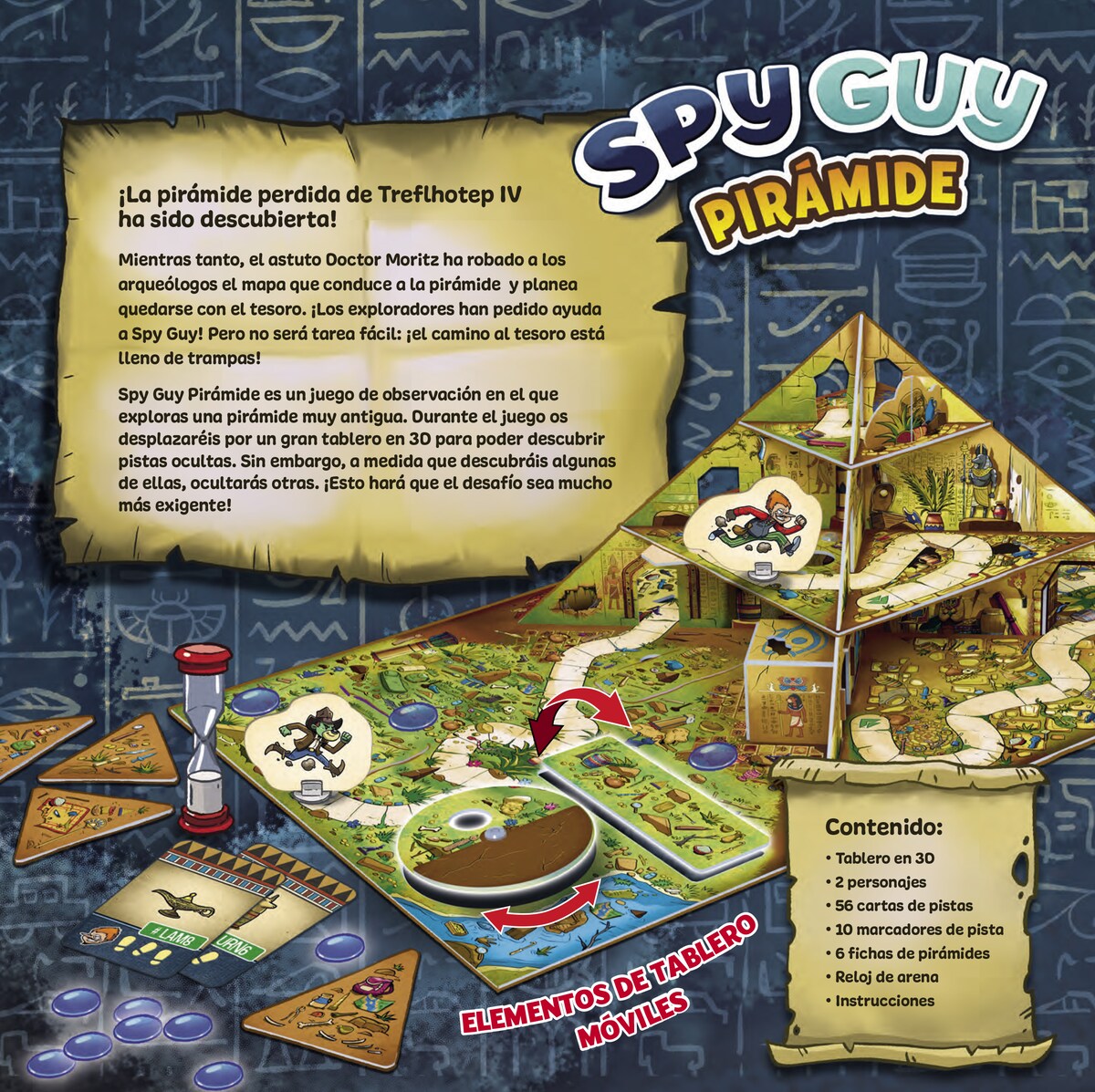 Juego colaborativo Spy Guy Piramide Atomo Games 9