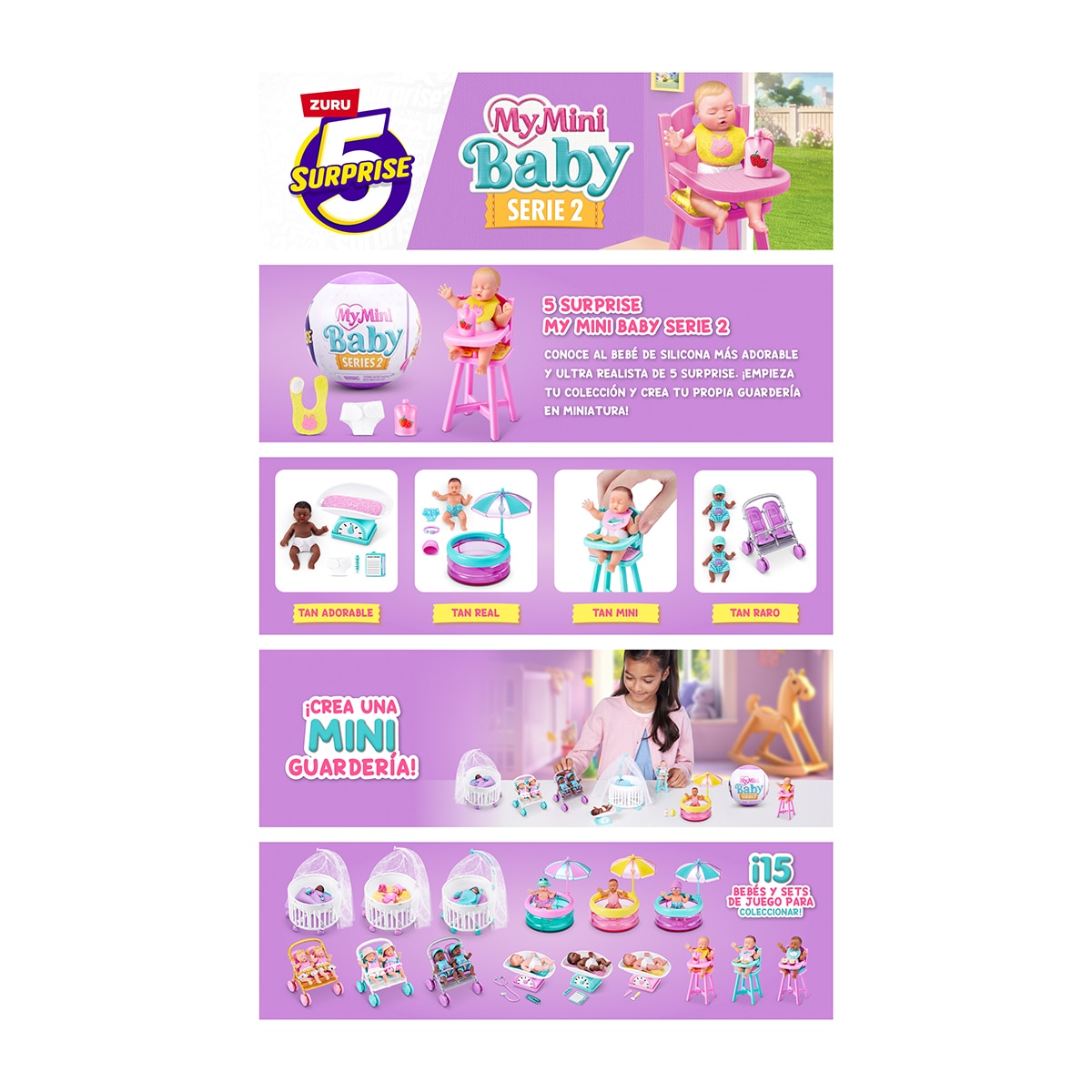 Cápsula coleccionable My Mini Baby S2 5 Surprise Zuru 5