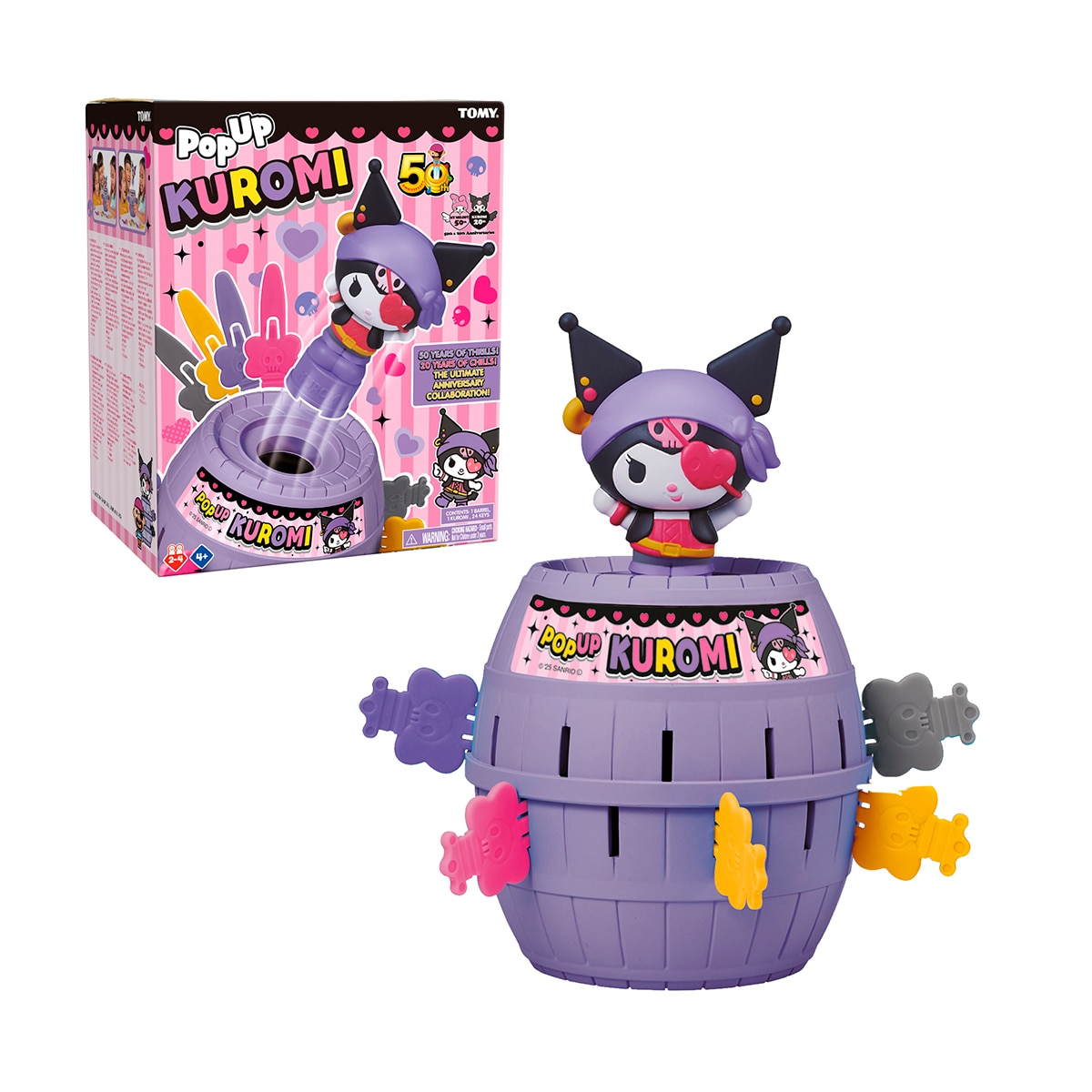 Juego de mesa infantil Salta pirata Kuromi Hello Kitty Bizak 9