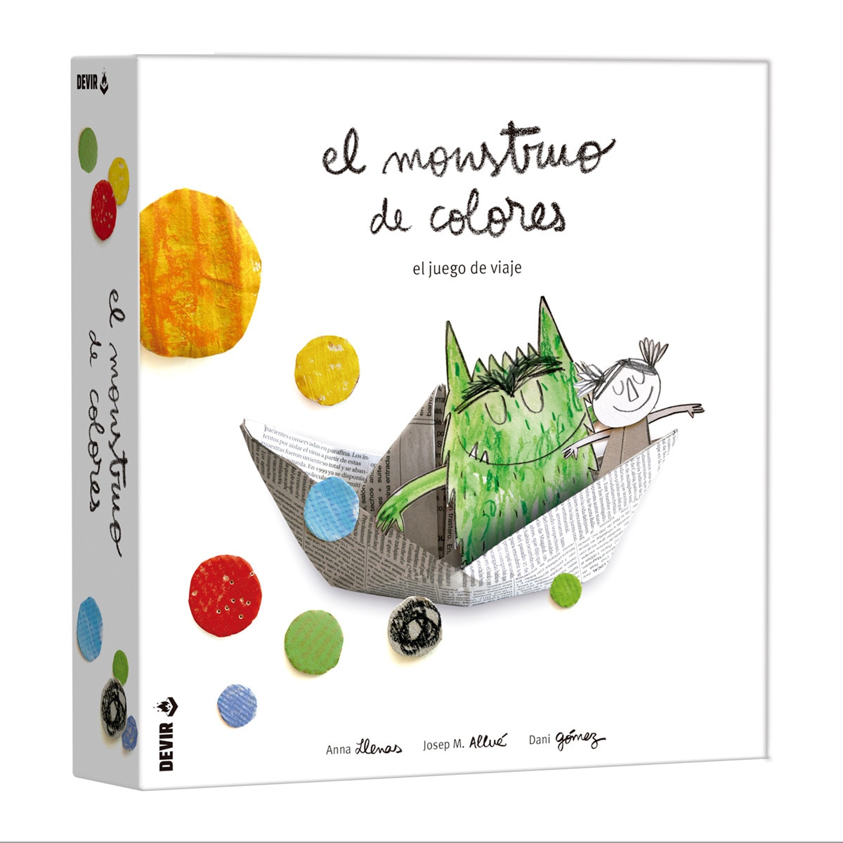 Imagen 0 de Juego de mesa El monstruo de colores: viaje Devir