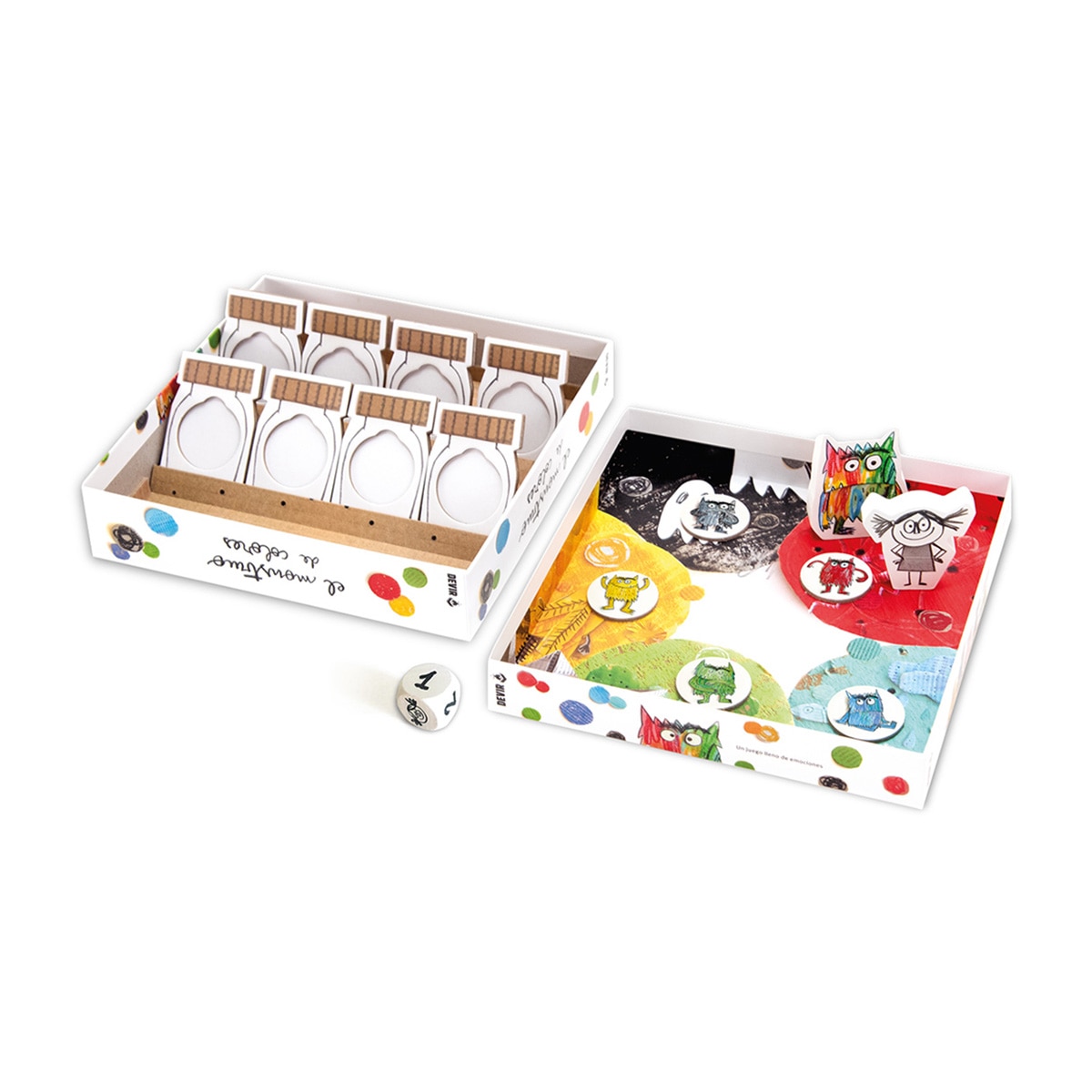 Juego de mesa El monstruo de colores: viaje Devir 2