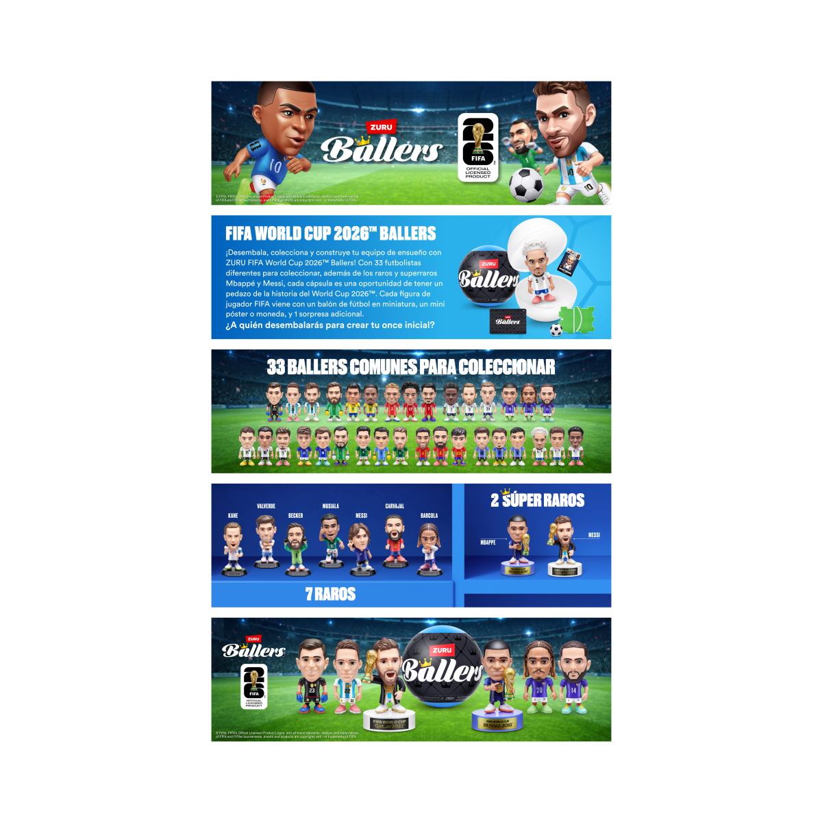 Cápsula Coleccionable Fifa Ballers Zuru 8