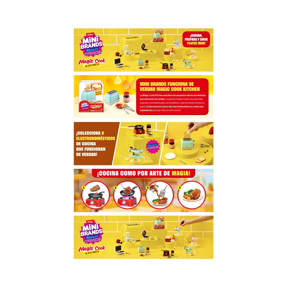 Mini Electrodoméstico Magic Cook Mini Brands Zuru 12