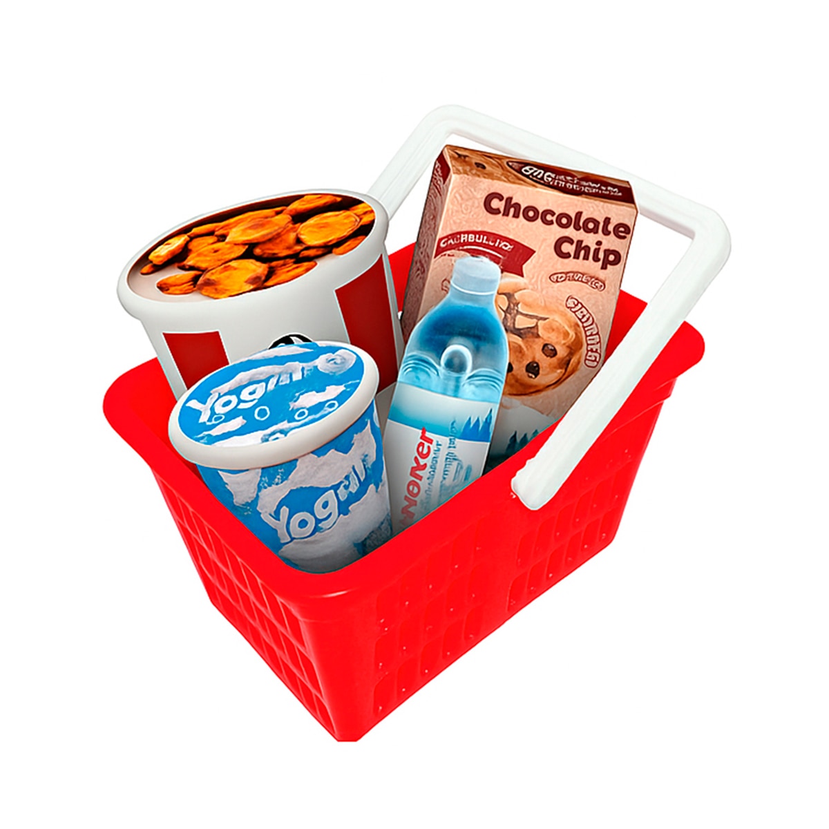 Imagen 0 de Juego educativo Mini coleccionable Mini World cesta de la compra surtido Bizak