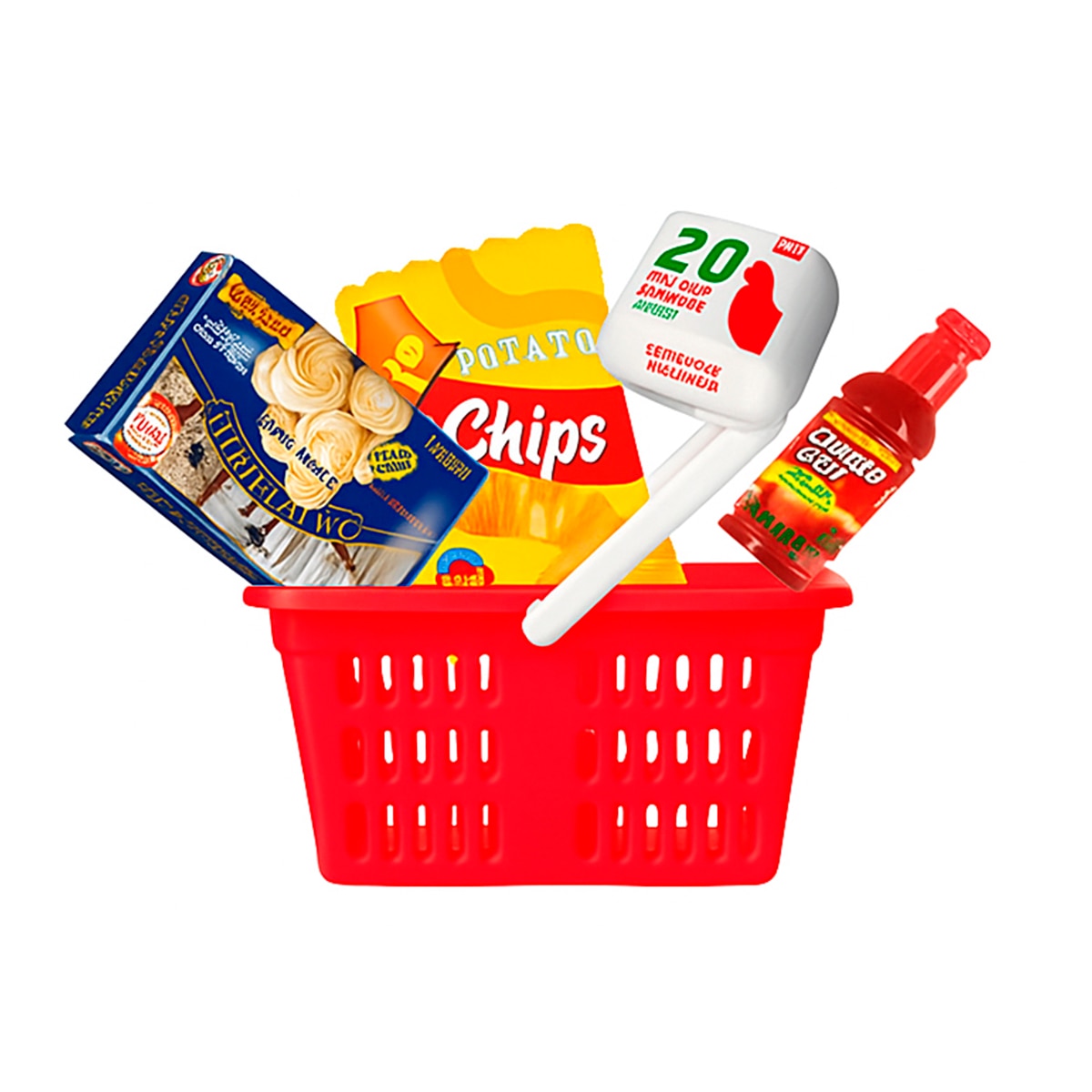 Juego educativo Mini coleccionable Mini World cesta de la compra surtido Bizak 3