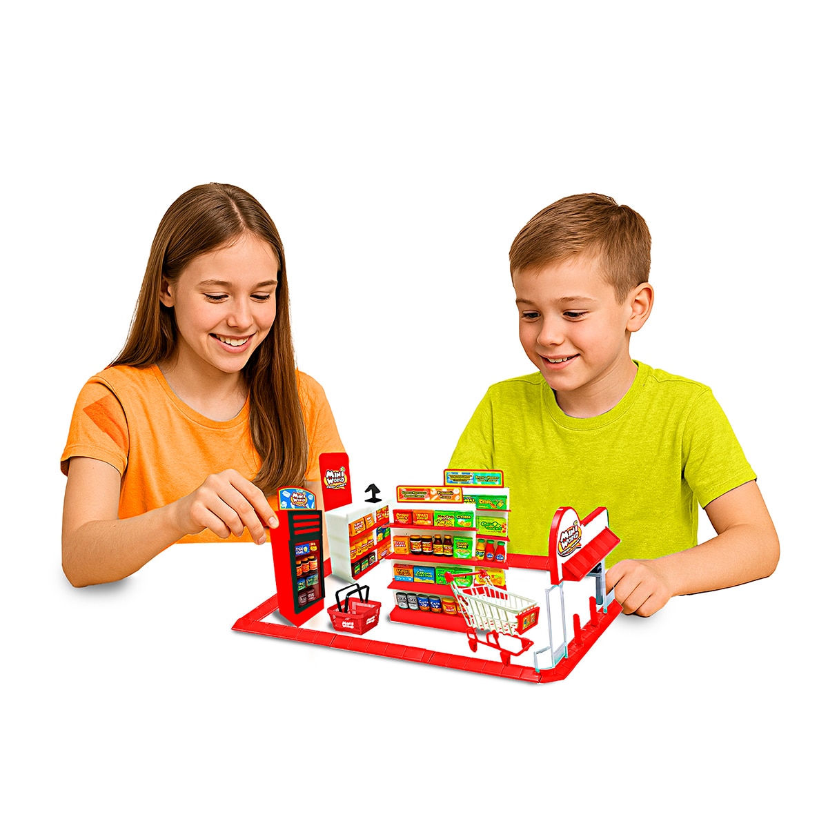 Playset mini coleccionable Mini World supermercado Bizak 4