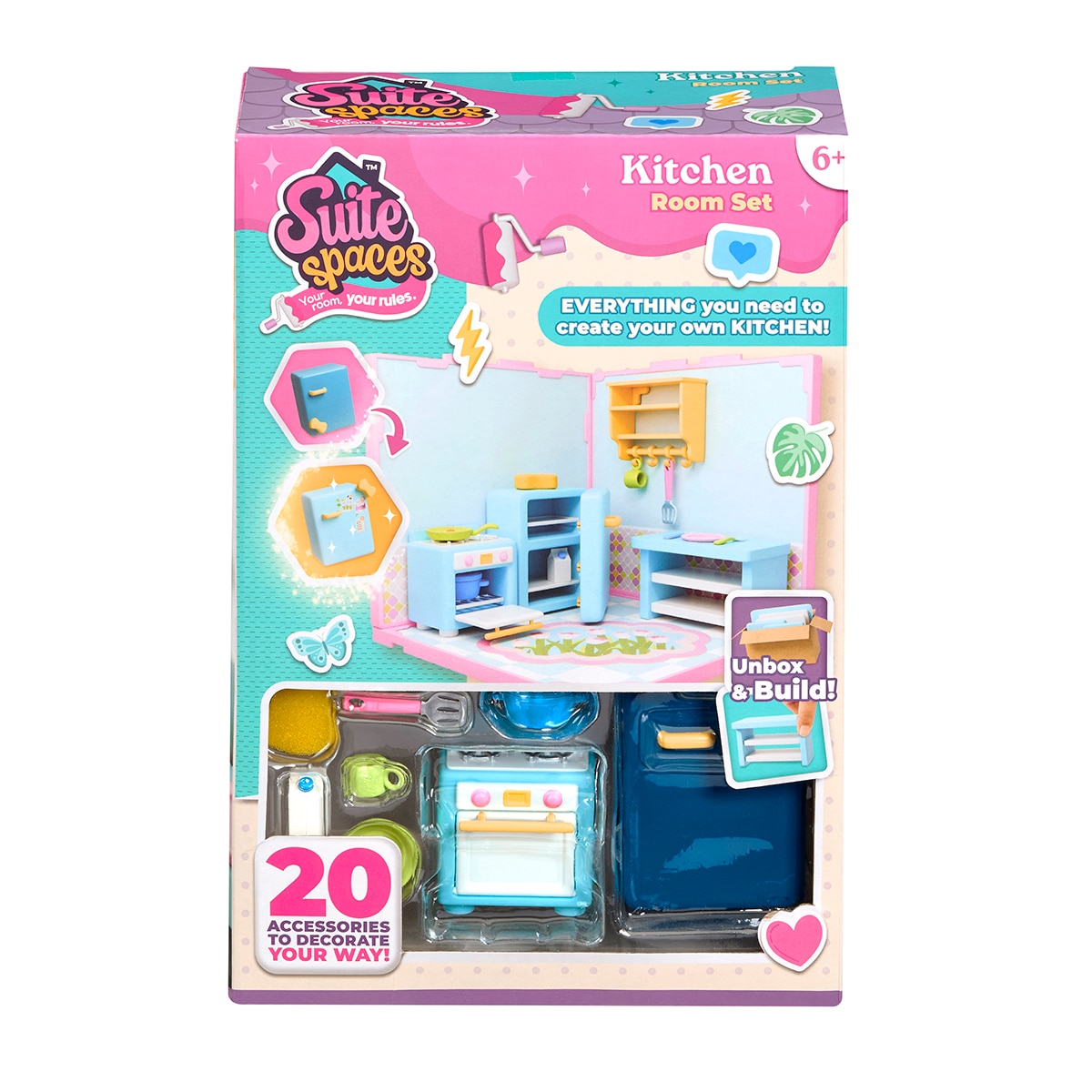 Imagen 0 de Juego educativo Mini estancias modulares Suite spaces diseña tu cocina Bizak