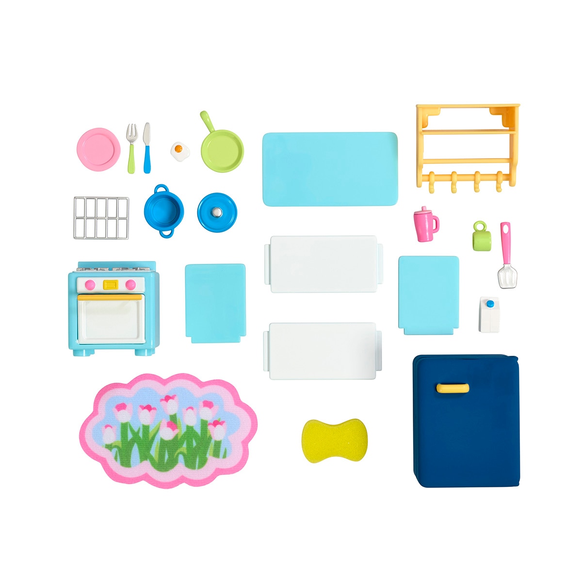 Juego educativo Mini estancias modulares Suite spaces diseña tu cocina Bizak 7